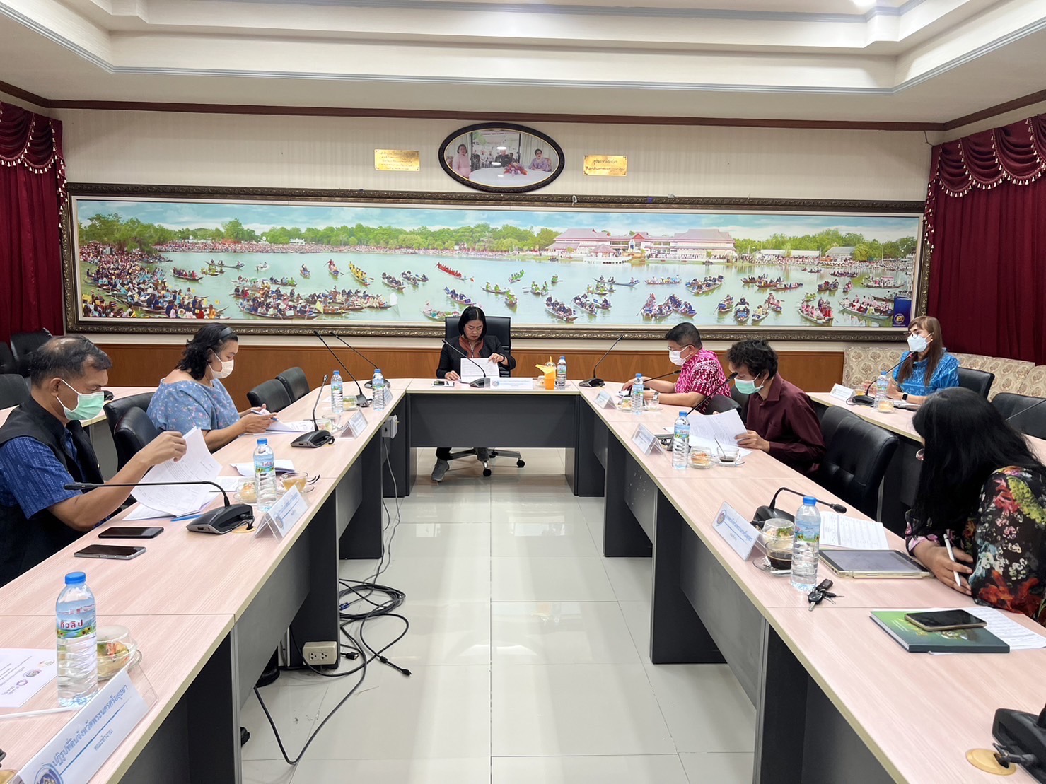 พช.อยุธยา การประชุมคณะทำงานสนับสนุนการขับเคลื่อนเศรษฐกิจฐานรากและประชารัฐระดับจังหวัด (ด้านการเกษตร และด้านการท่องเที่ยวโดยชุมชน) ครั้งที่ 1/2566