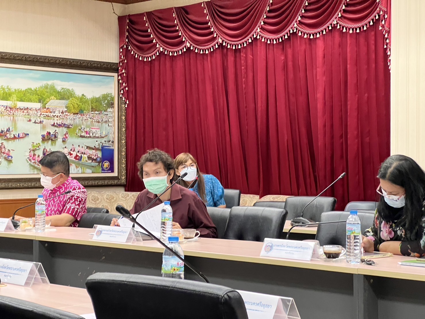 พช.อยุธยา การประชุมคณะทำงานสนับสนุนการขับเคลื่อนเศรษฐกิจฐานรากและประชารัฐระดับจังหวัด (ด้านการเกษตร และด้านการท่องเที่ยวโดยชุมชน) ครั้งที่ 1/2566