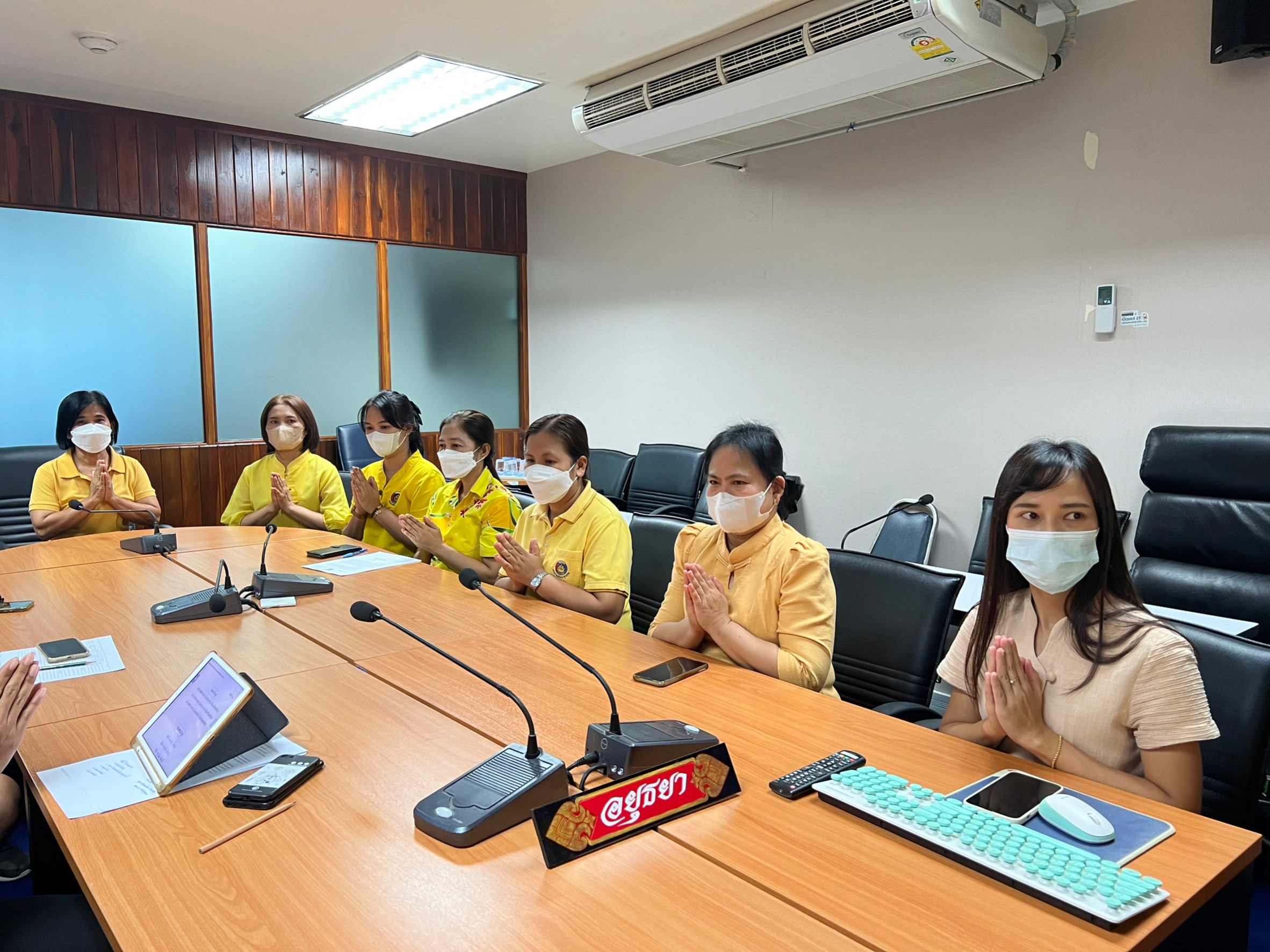 พัฒนาชุมชนอยุธยา ร่วมโครงการวัด ประชา รัฐ สร้างสุข เนื่องในโอกาสมหามงคลวันเฉลิมพระชนมพรรษา 28 กรกฏาคม 2566