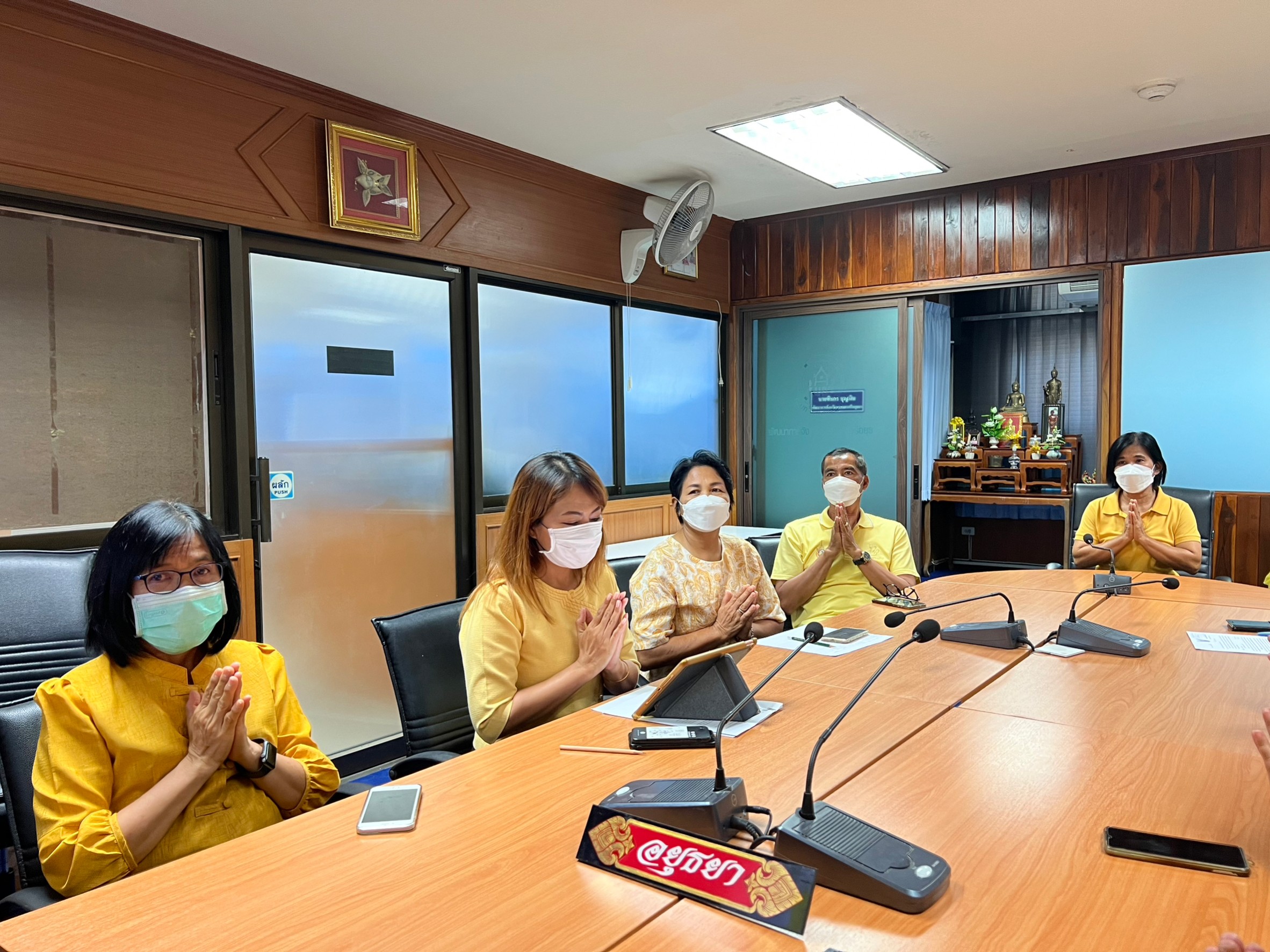 พัฒนาชุมชนอยุธยา ร่วมโครงการวัด ประชา รัฐ สร้างสุข เนื่องในโอกาสมหามงคลวันเฉลิมพระชนมพรรษา 28 กรกฏาคม 2566