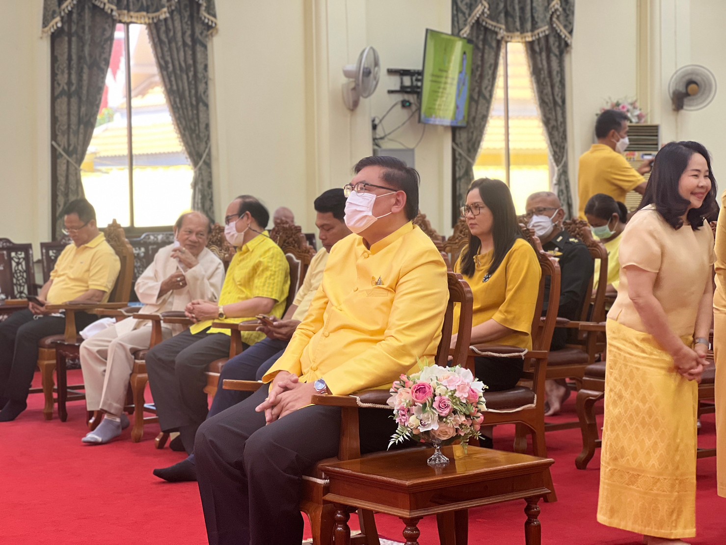 พัฒนาชุมชนอยุธยา ร่วมโครงการวัด ประชา รัฐ สร้างสุข เนื่องในโอกาสมหามงคลวันเฉลิมพระชนมพรรษา 28 กรกฏาคม 2566