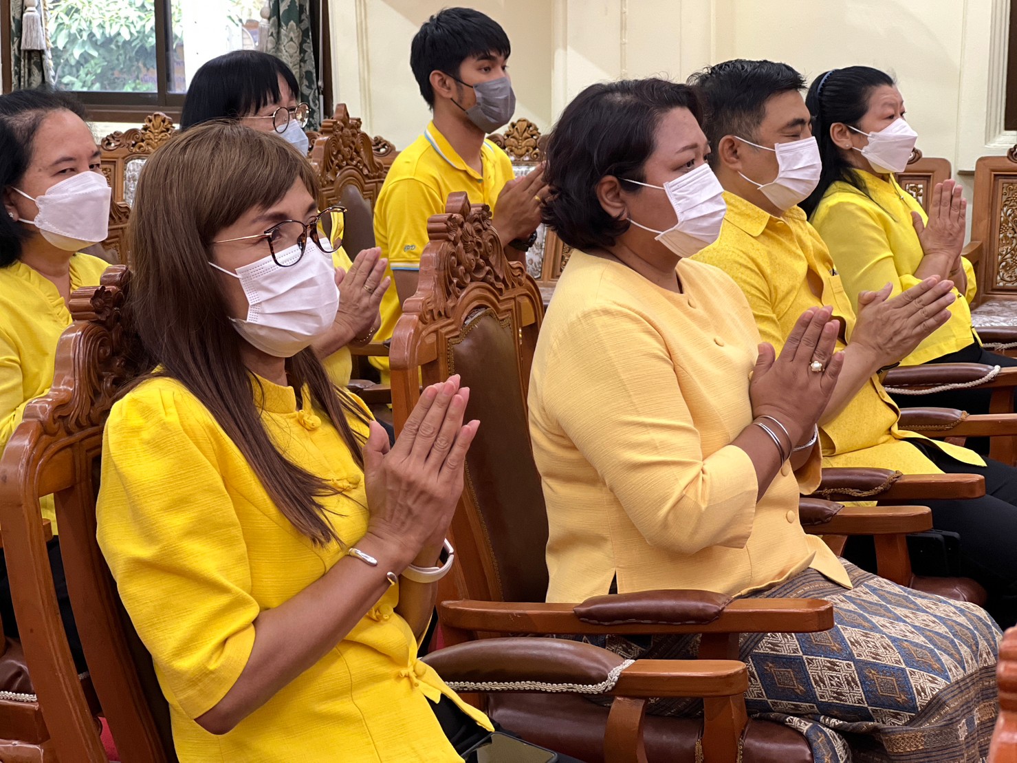 พัฒนาชุมชนอยุธยา ร่วมโครงการวัด ประชา รัฐ สร้างสุข เนื่องในโอกาสมหามงคลวันเฉลิมพระชนมพรรษา 28 กรกฏาคม 2566