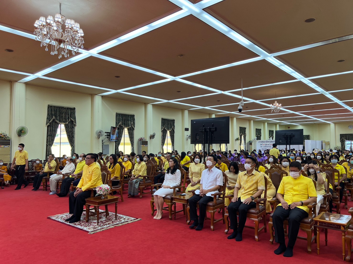 พัฒนาชุมชนอยุธยา ร่วมโครงการวัด ประชา รัฐ สร้างสุข เนื่องในโอกาสมหามงคลวันเฉลิมพระชนมพรรษา 28 กรกฏาคม 2566