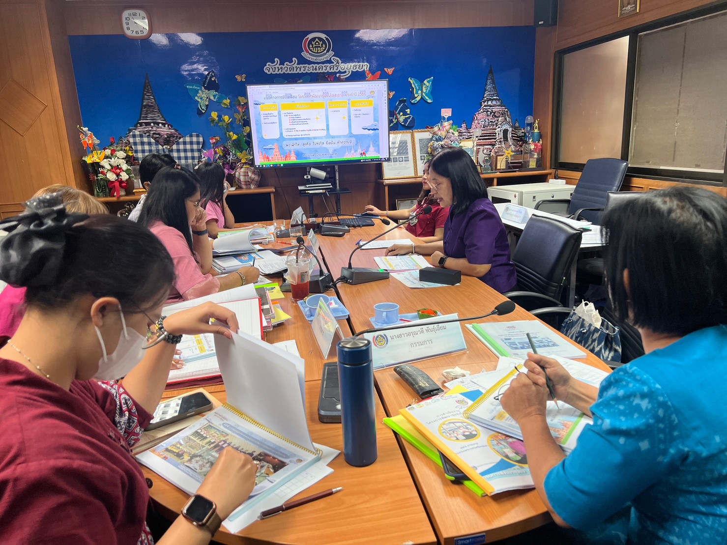 พช.อยุธยา คัดเลือกหน่วยงานพัฒนาชุมชนใสสะอาด “ดีเด่น” ระดับจังหวัด