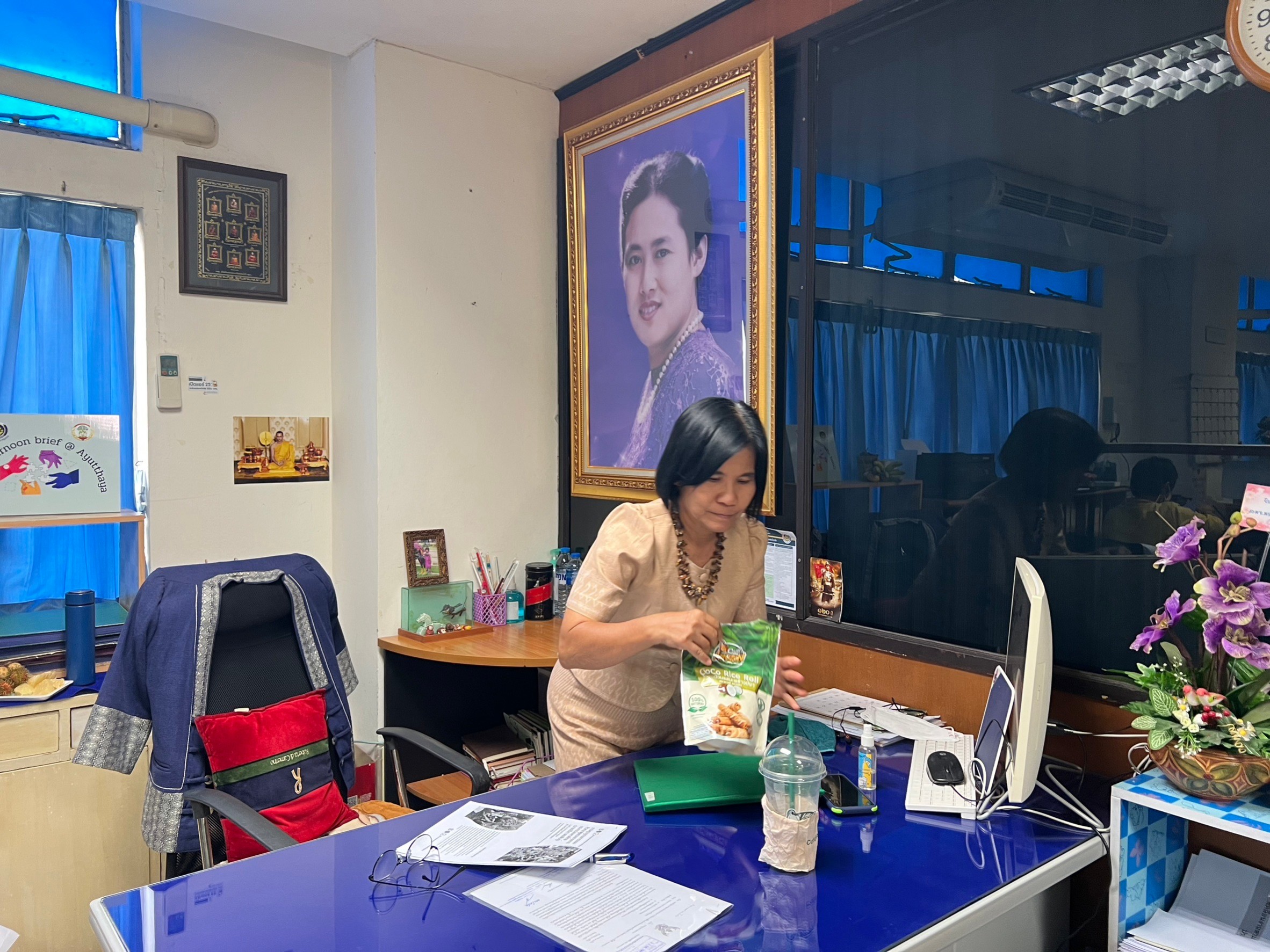 พช.อยุธยา ขับเคลื่อนโครงการพัฒนาชุมชนใสสะอาด ตามมิติที่ 2 สำนักงานสะดวก และโครงการกิจกรรม 5 ส