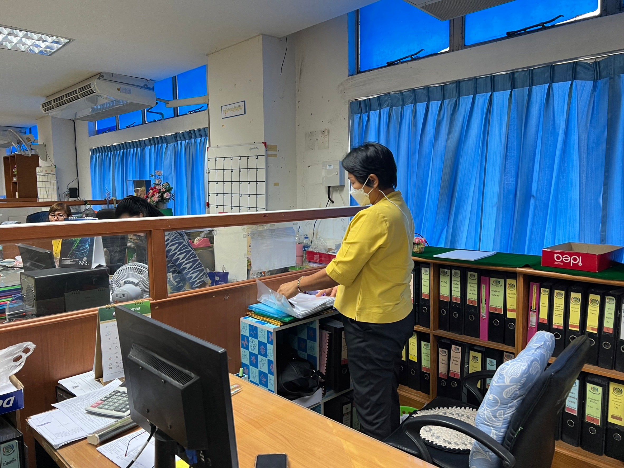 พช.อยุธยา ขับเคลื่อนโครงการพัฒนาชุมชนใสสะอาด ตามมิติที่ 2 สำนักงานสะดวก และโครงการกิจกรรม 5 ส