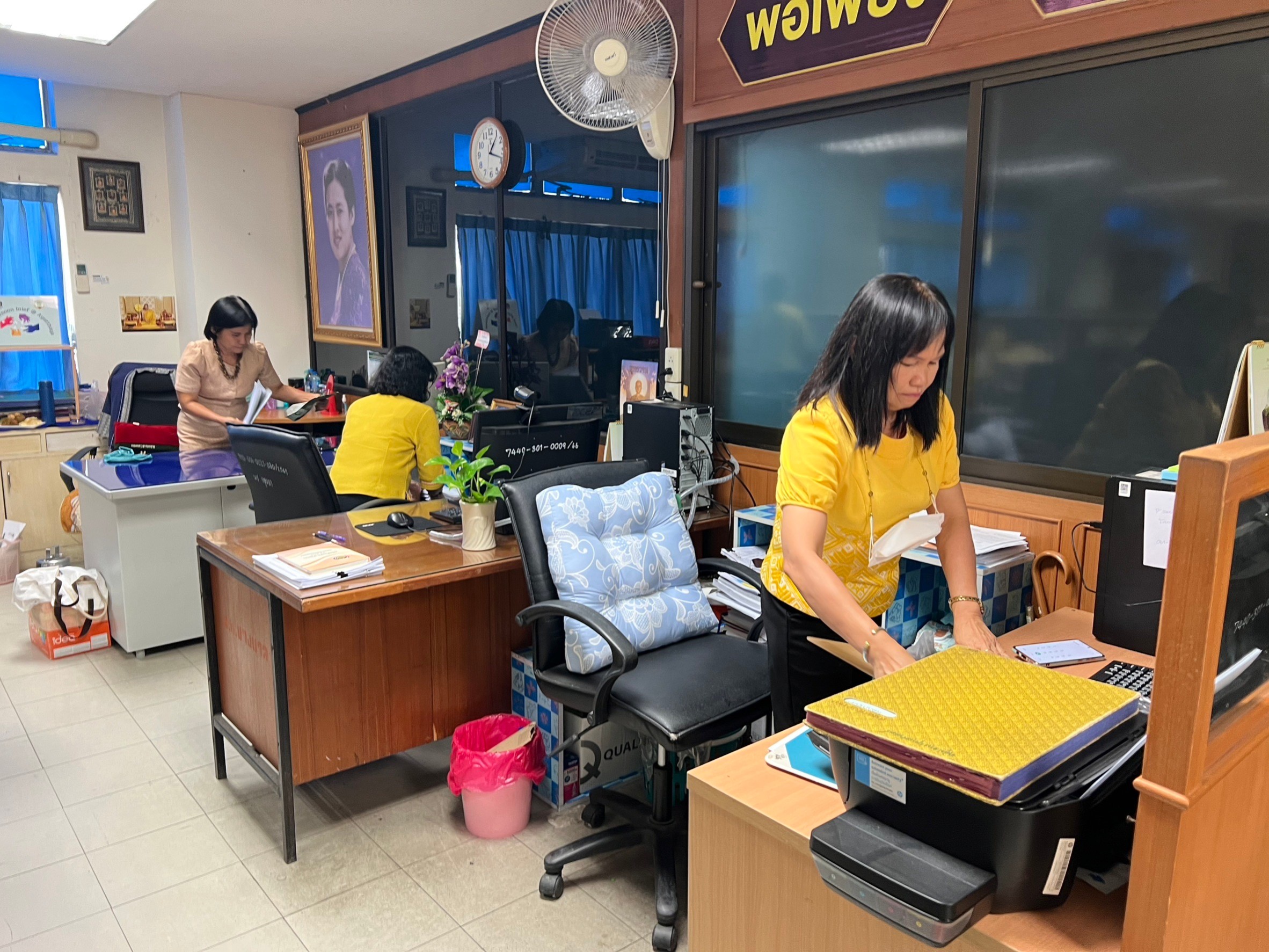 พช.อยุธยา ขับเคลื่อนโครงการพัฒนาชุมชนใสสะอาด ตามมิติที่ 2 สำนักงานสะดวก และโครงการกิจกรรม 5 ส