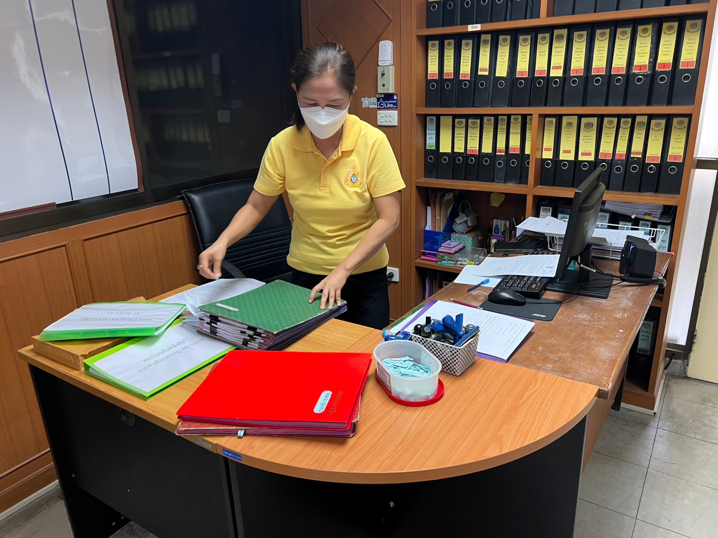 พช.อยุธยา ขับเคลื่อนโครงการพัฒนาชุมชนใสสะอาด ตามมิติที่ 2 สำนักงานสะดวก และโครงการกิจกรรม 5 ส