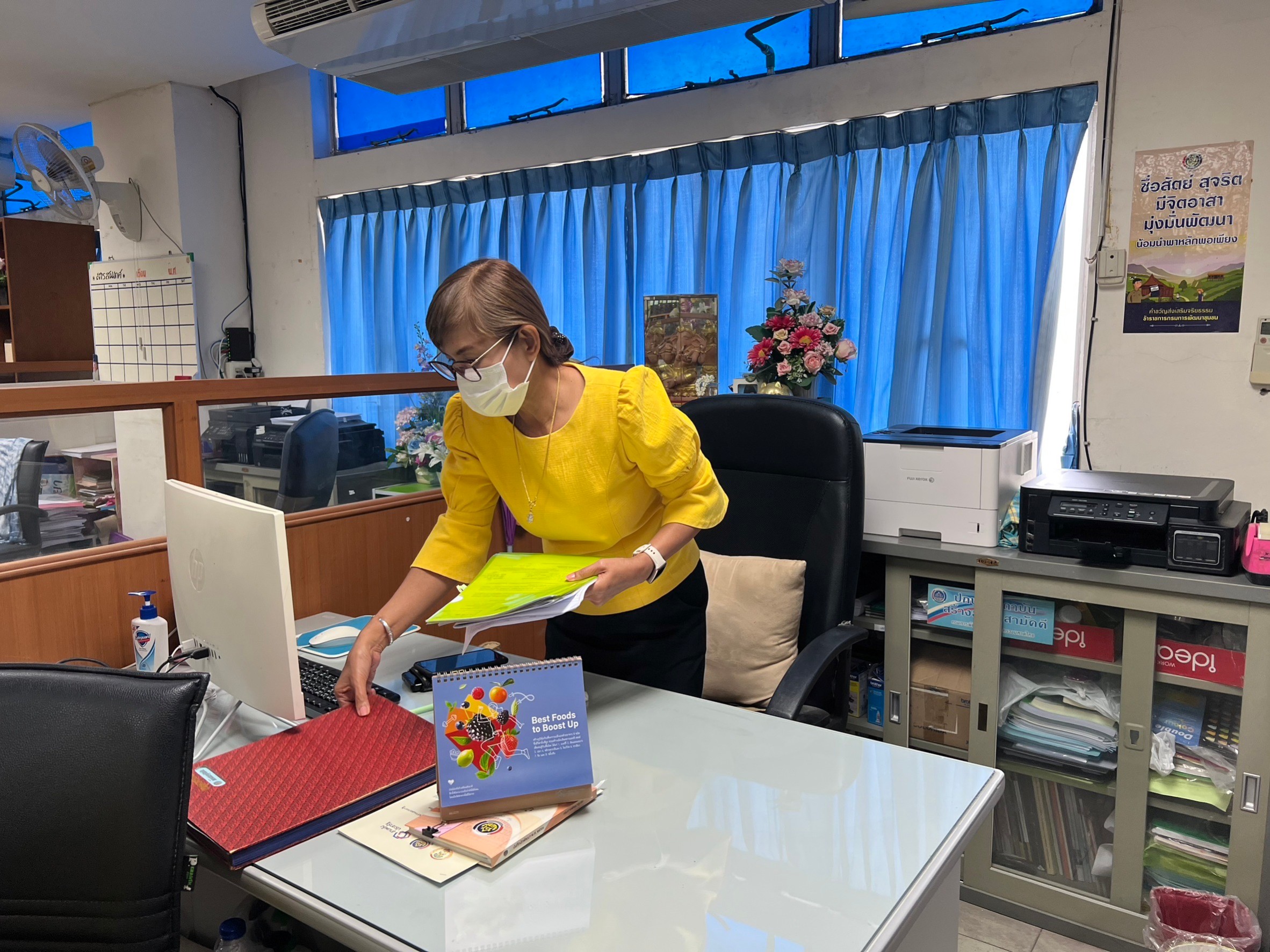 พช.อยุธยา ขับเคลื่อนโครงการพัฒนาชุมชนใสสะอาด ตามมิติที่ 2 สำนักงานสะดวก และโครงการกิจกรรม 5 ส