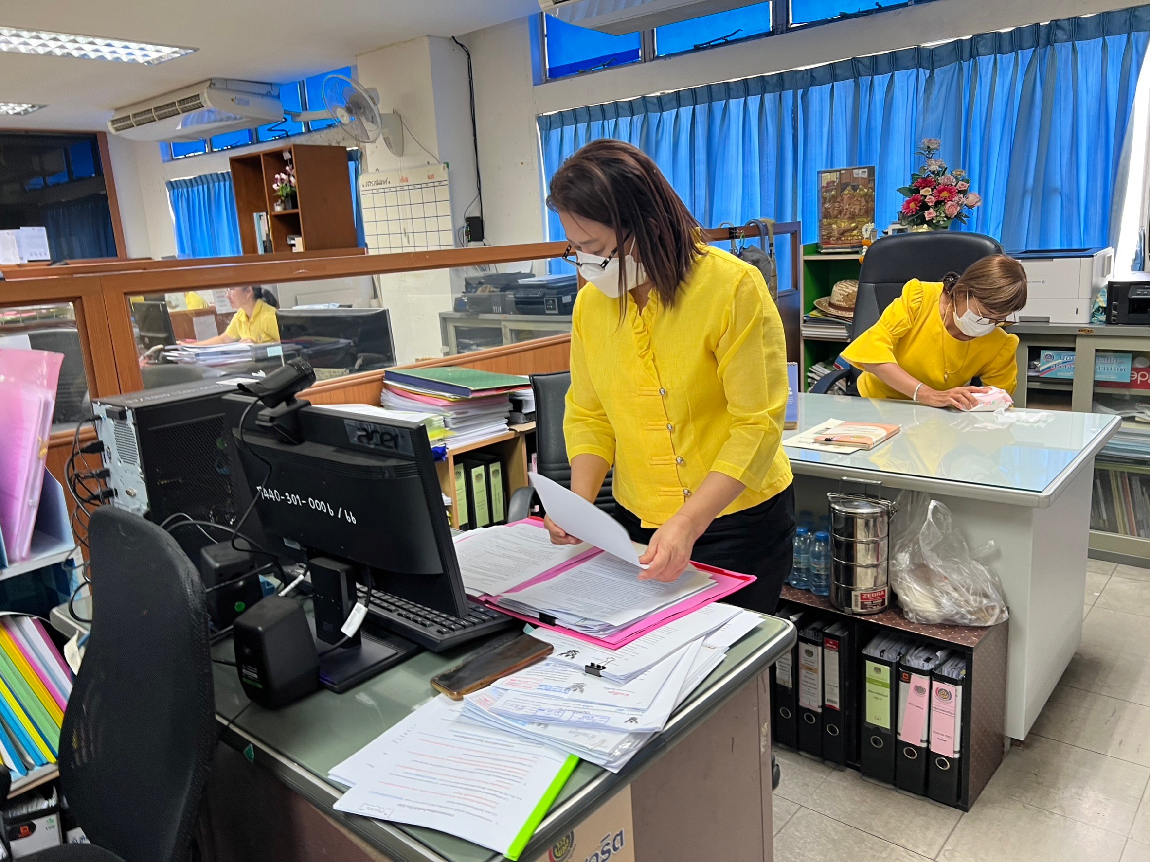 พช.อยุธยา ขับเคลื่อนโครงการพัฒนาชุมชนใสสะอาด ตามมิติที่ 2 สำนักงานสะดวก และโครงการกิจกรรม 5 ส