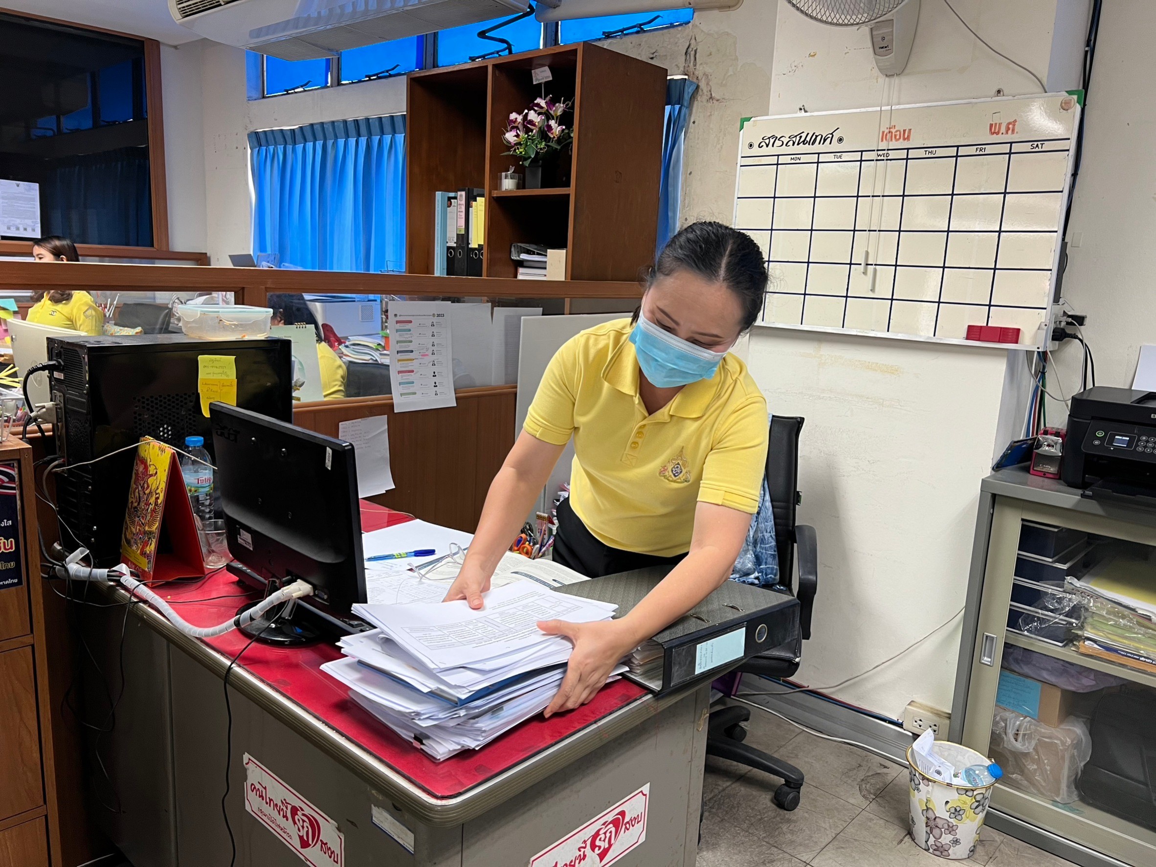 พช.อยุธยา ขับเคลื่อนโครงการพัฒนาชุมชนใสสะอาด ตามมิติที่ 2 สำนักงานสะดวก และโครงการกิจกรรม 5 ส