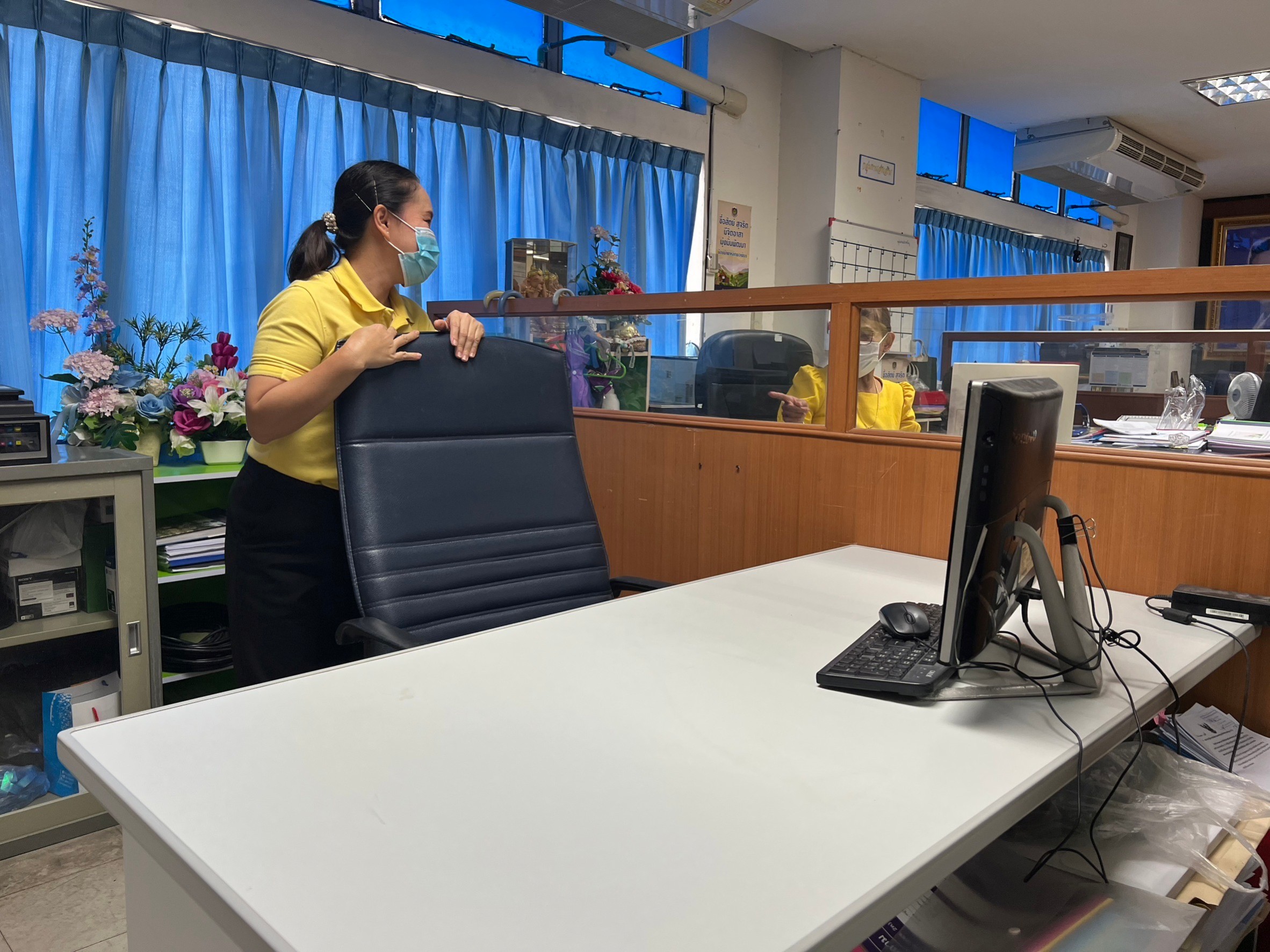 พช.อยุธยา ขับเคลื่อนโครงการพัฒนาชุมชนใสสะอาด ตามมิติที่ 2 สำนักงานสะดวก และโครงการกิจกรรม 5 ส