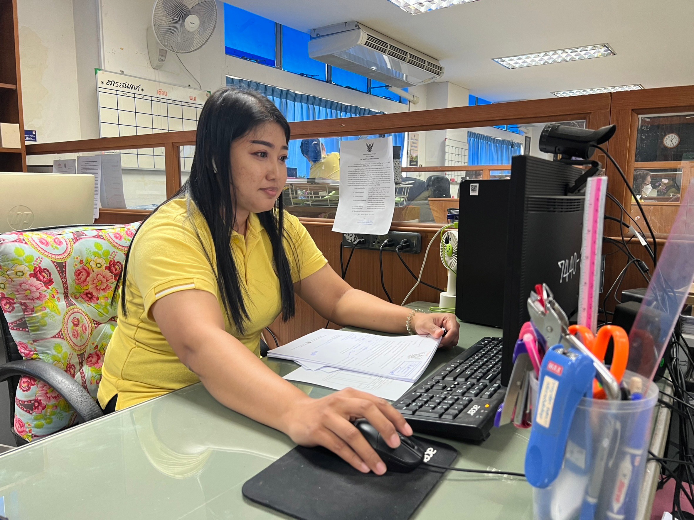 พช.อยุธยา ขับเคลื่อนโครงการพัฒนาชุมชนใสสะอาด ตามมิติที่ 2 สำนักงานสะดวก และโครงการกิจกรรม 5 ส