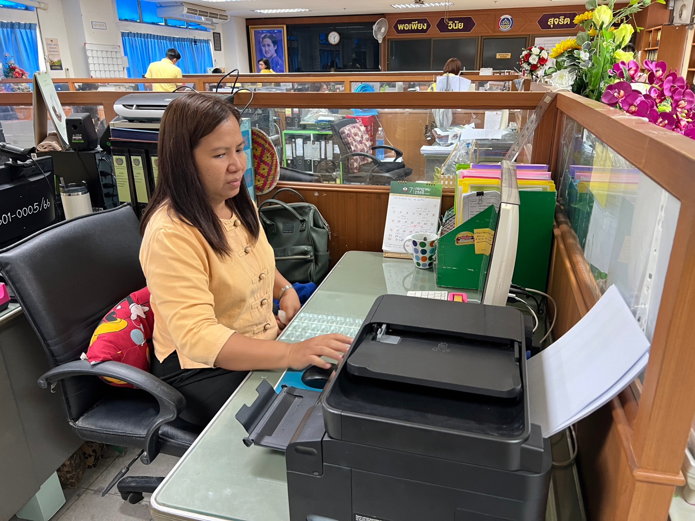 พช.อยุธยา ขับเคลื่อนโครงการพัฒนาชุมชนใสสะอาด ตามมิติที่ 2 สำนักงานสะดวก และโครงการกิจกรรม 5 ส