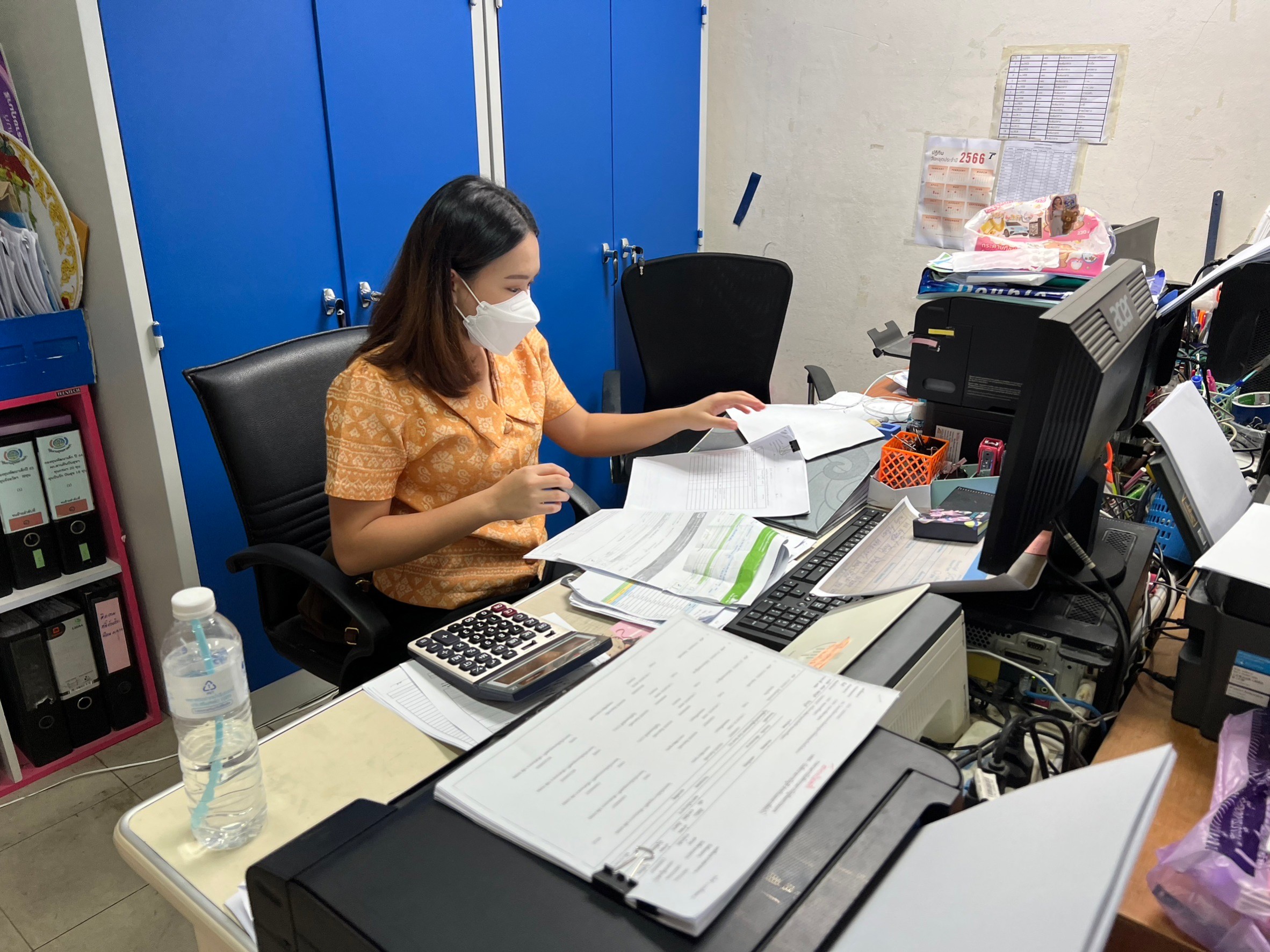 พช.อยุธยา ขับเคลื่อนโครงการพัฒนาชุมชนใสสะอาด ตามมิติที่ 2 สำนักงานสะดวก และโครงการกิจกรรม 5 ส