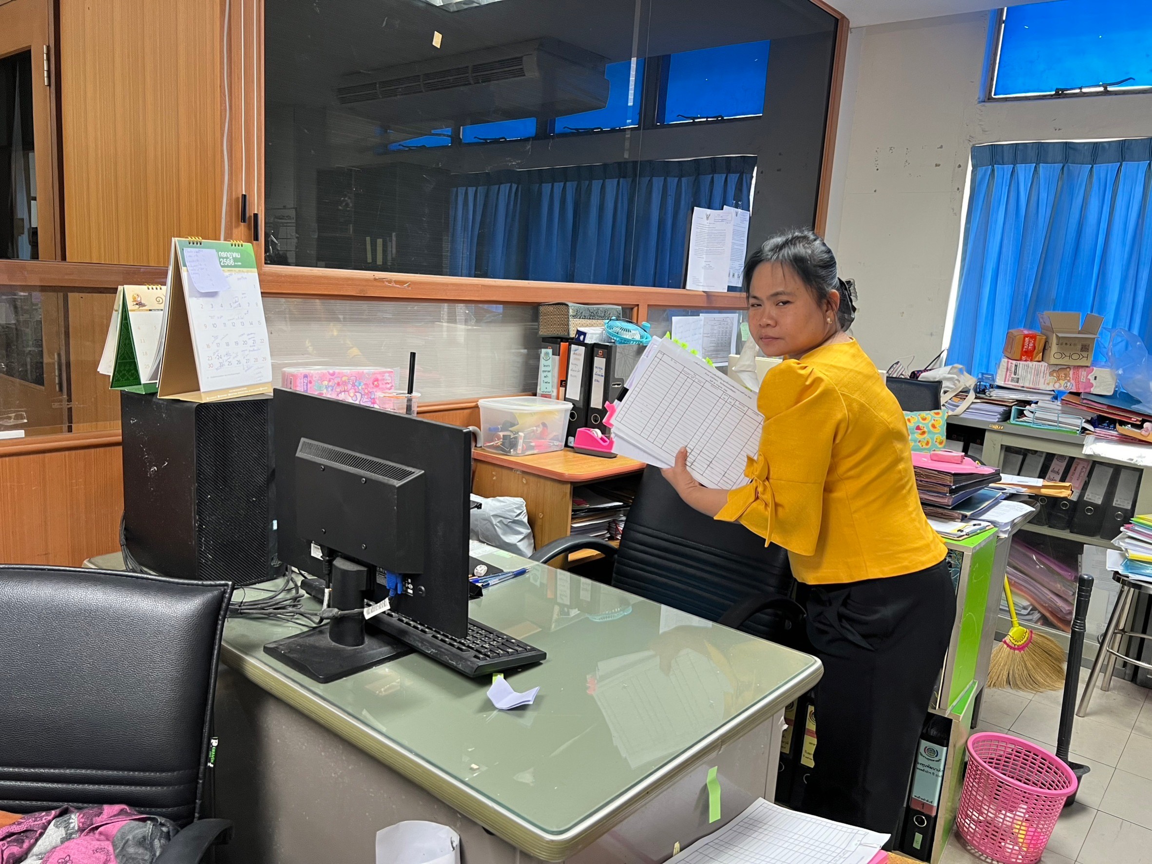 พช.อยุธยา ขับเคลื่อนโครงการพัฒนาชุมชนใสสะอาด ตามมิติที่ 2 สำนักงานสะดวก และโครงการกิจกรรม 5 ส