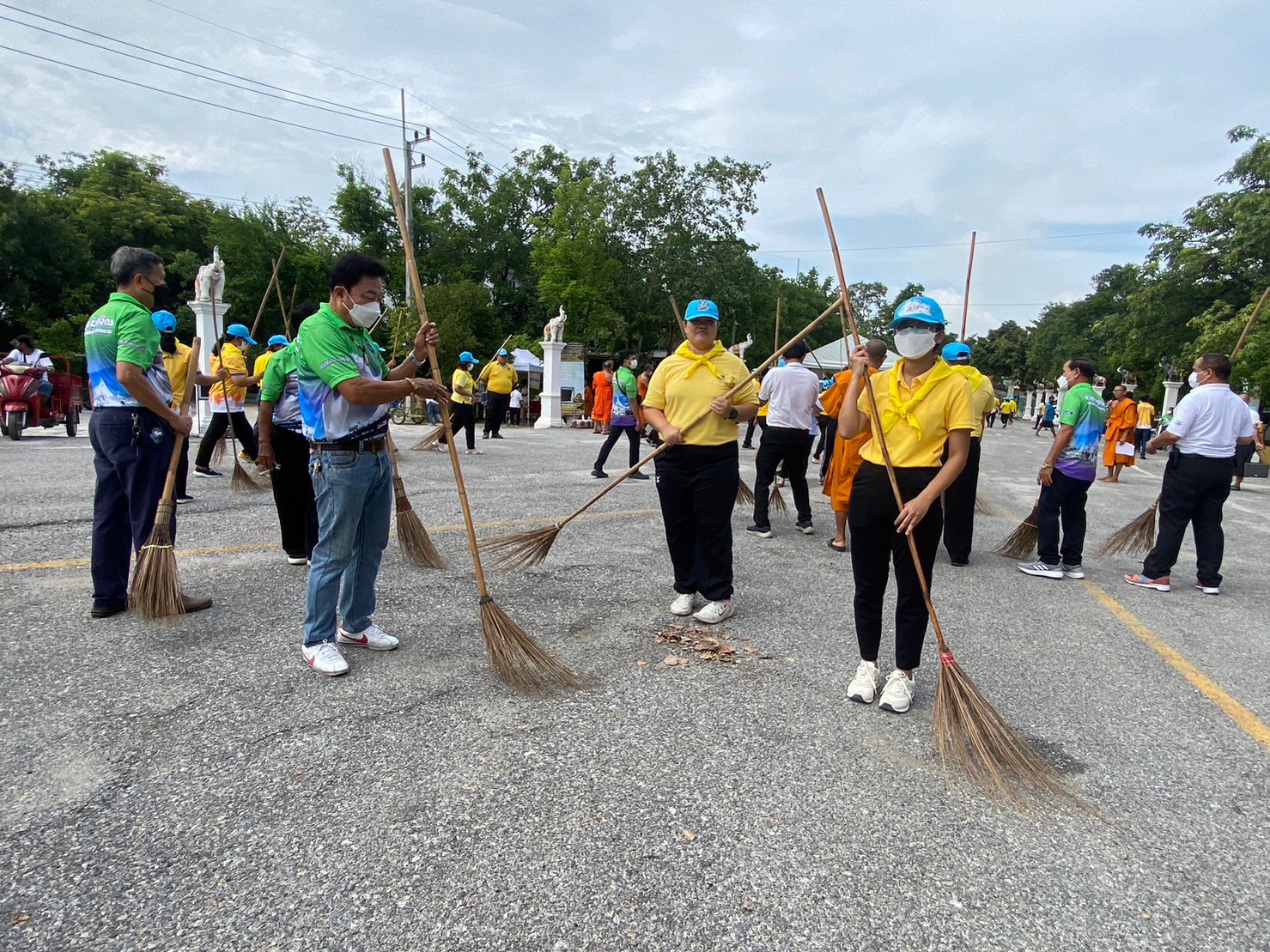 สพอ.ท่าเรือ เข้าร่วมกิจกรรมจิตอาสา Big Cleaning Day โครงการวัด ประชา รัฐ สร้างสุข