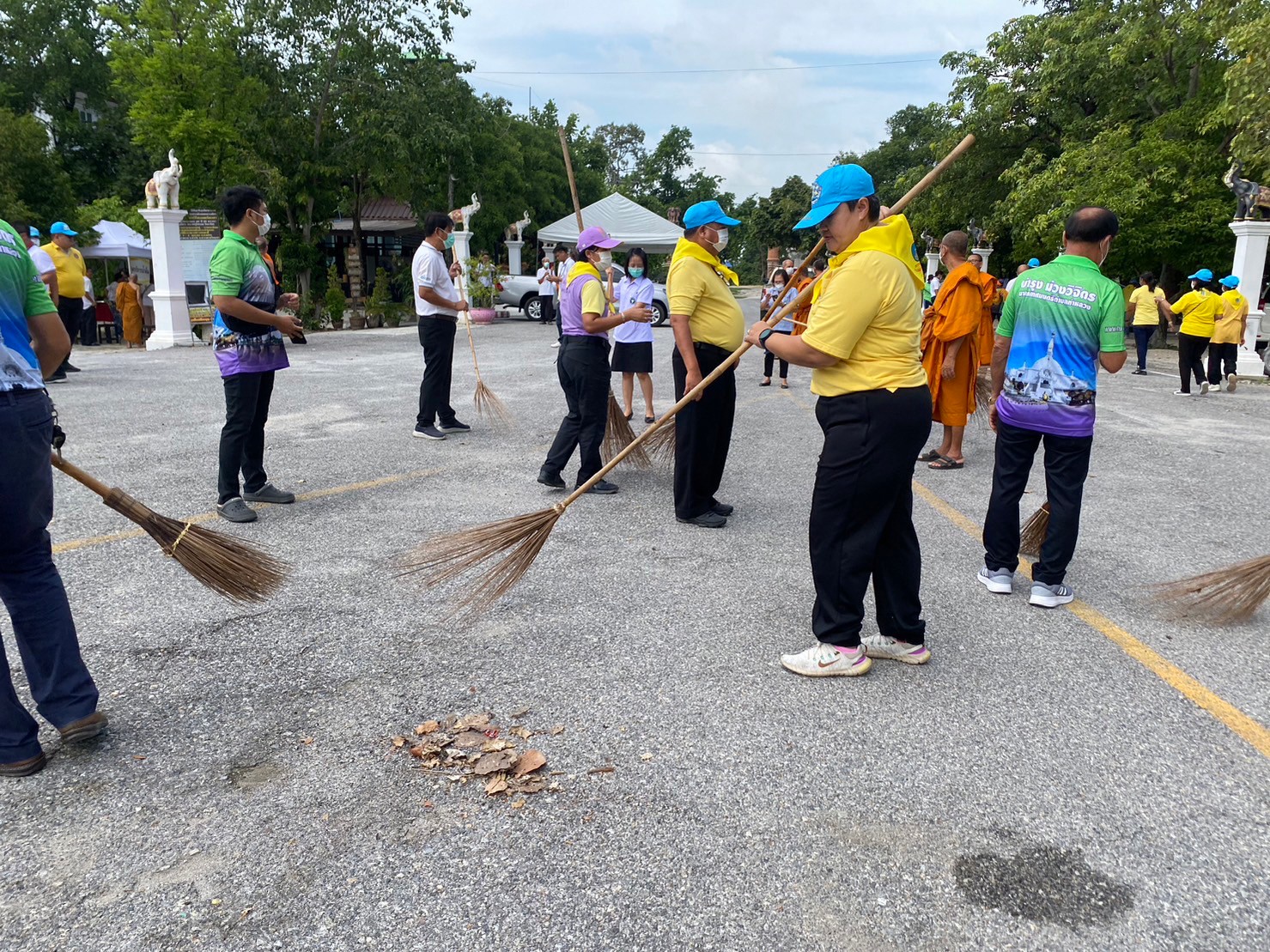 สพอ.ท่าเรือ เข้าร่วมกิจกรรมจิตอาสา Big Cleaning Day โครงการวัด ประชา รัฐ สร้างสุข