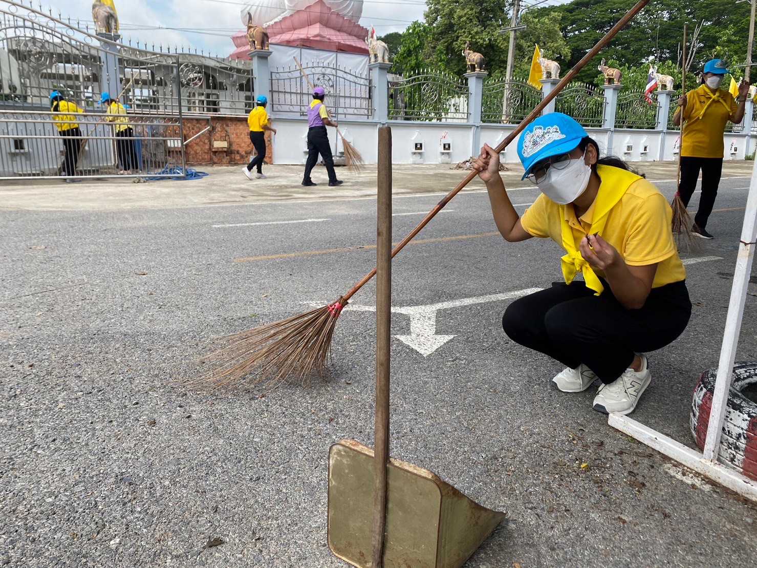 สพอ.ท่าเรือ เข้าร่วมกิจกรรมจิตอาสา Big Cleaning Day โครงการวัด ประชา รัฐ สร้างสุข