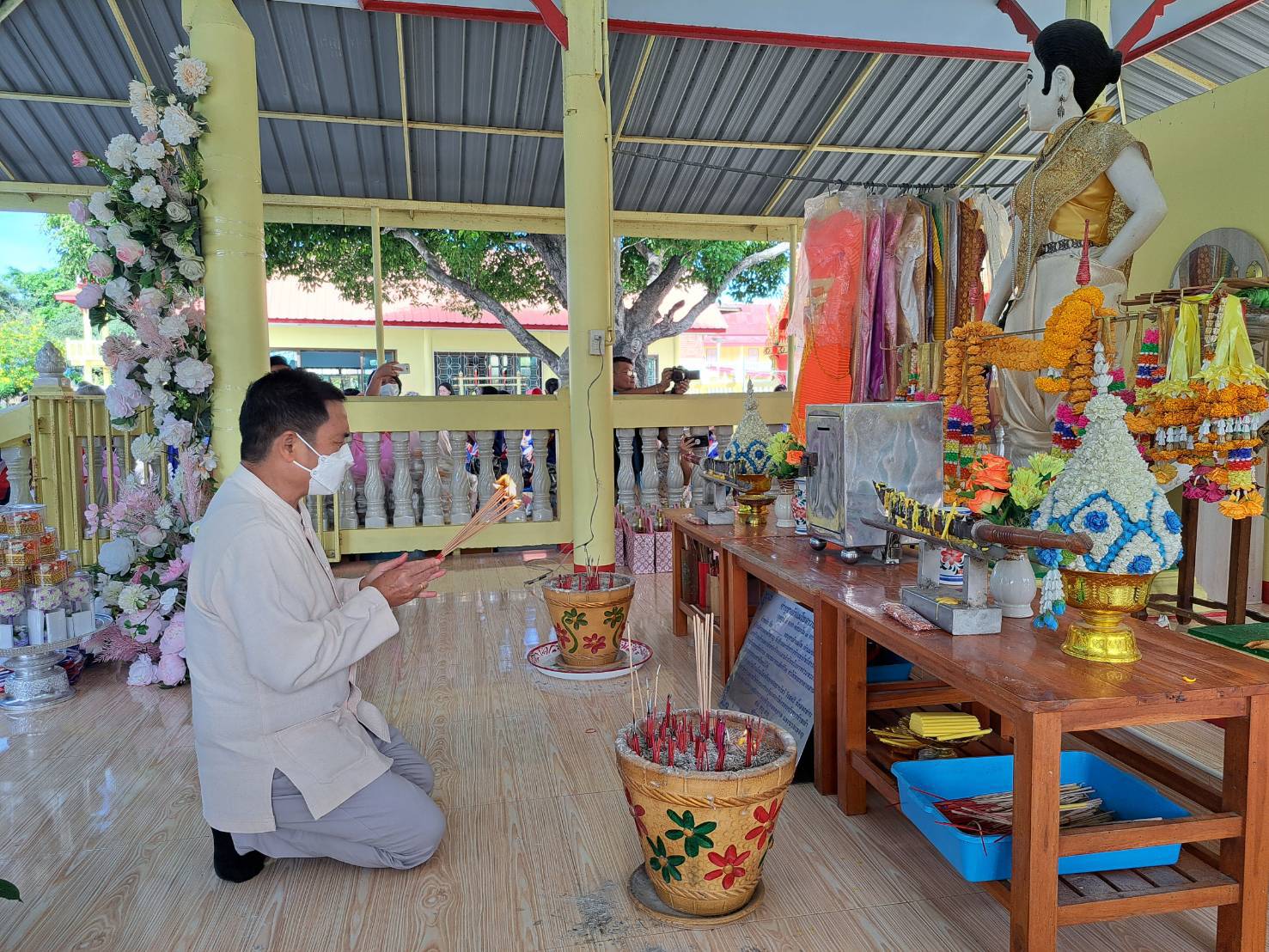 สตรีอยุธยา ร่วมสืบสารประเพณี วันบูชาเจ้าแม่โพธิ์สาวหาญ