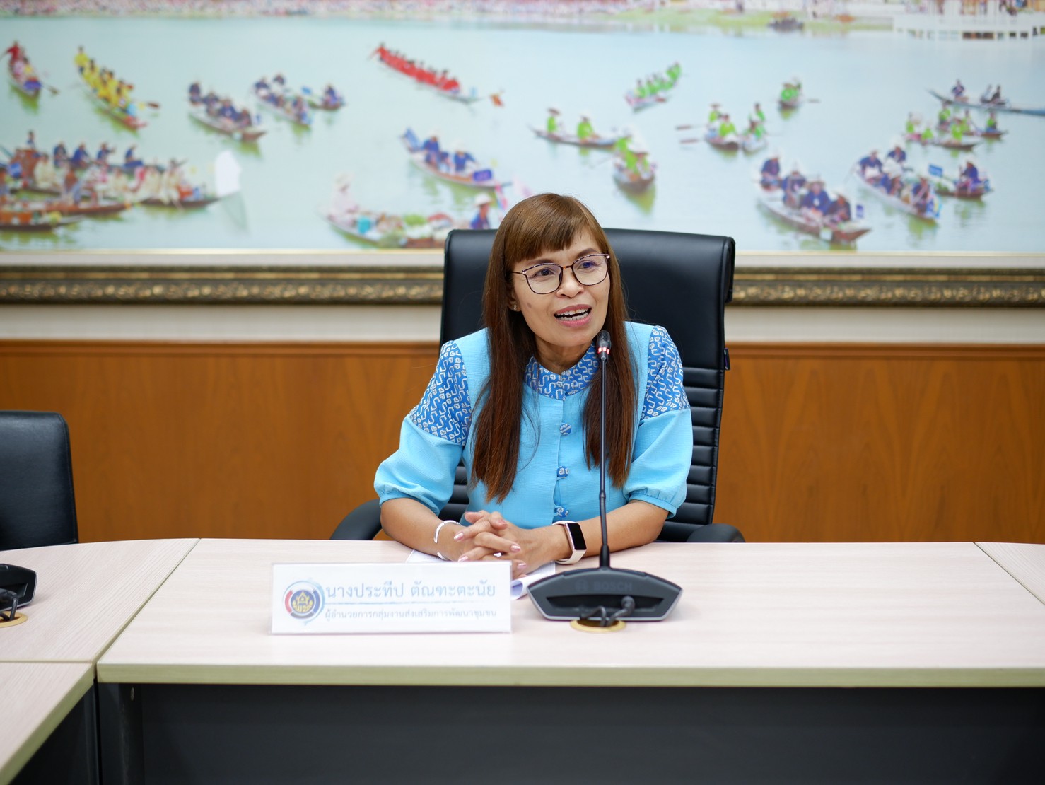 สำนักงานพัฒนาชุมชนจังหวัดพระนครศรีอยุธยา มุ่งเป้าพัฒนาช่องทางการตลาดผลิตภัณฑ์ชุมชน