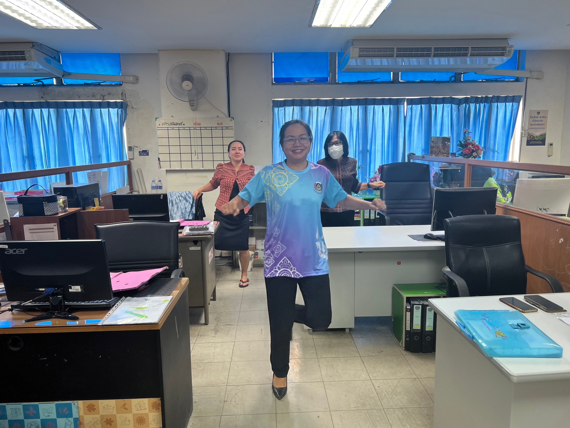 พช.พระนครศรีอยุธยา เดินหน้า Change Ayothaya ไม่เกียงการออกกำลังกาย