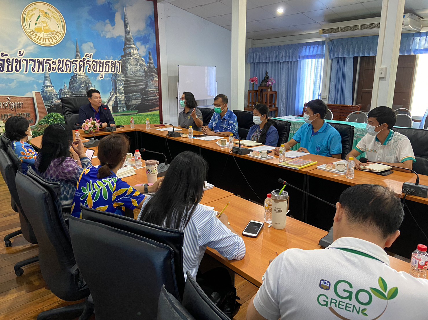 พช.อยุธยา สนับสนุน ศูนย์วิจัยข้าวอยุธยา เดินหน้าจัดเวทีชุมชนแผนงานที่ 2 ด้านการพัฒนาอาชีพ