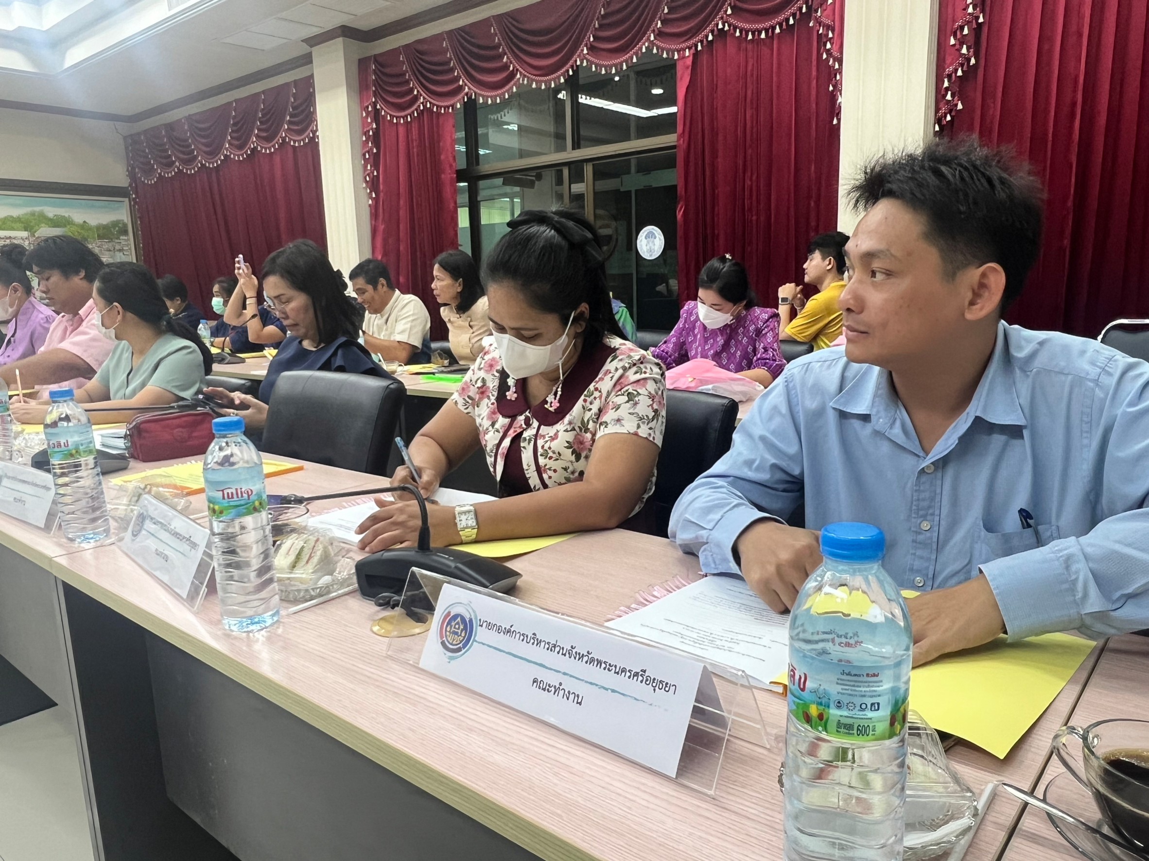 จังหวัดพระนครศรีอยุธยา จัดการประชุมคณะทำงานบริหารจัดเก็บข้อมูลความจำเป็นพื้นฐาน (จปฐ.) และข้อมูลพื้นฐานระดับหมู่บ้าน (กชช.2ค) ปี 2566 จังหวัดพระนครศรีอยุธยา