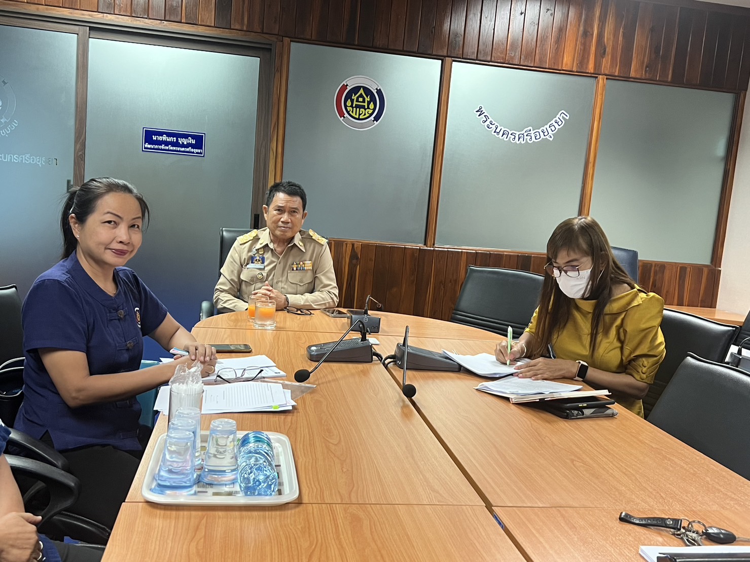 พัฒนาการจังหวัดอยุธยา เข้าให้กำลังใจข้าราชการในสังกัดที่พฤติตนและปฏิบัติหน้าที่ราชการตามประมวลจริยธรรมข้าราชการพลเรือน