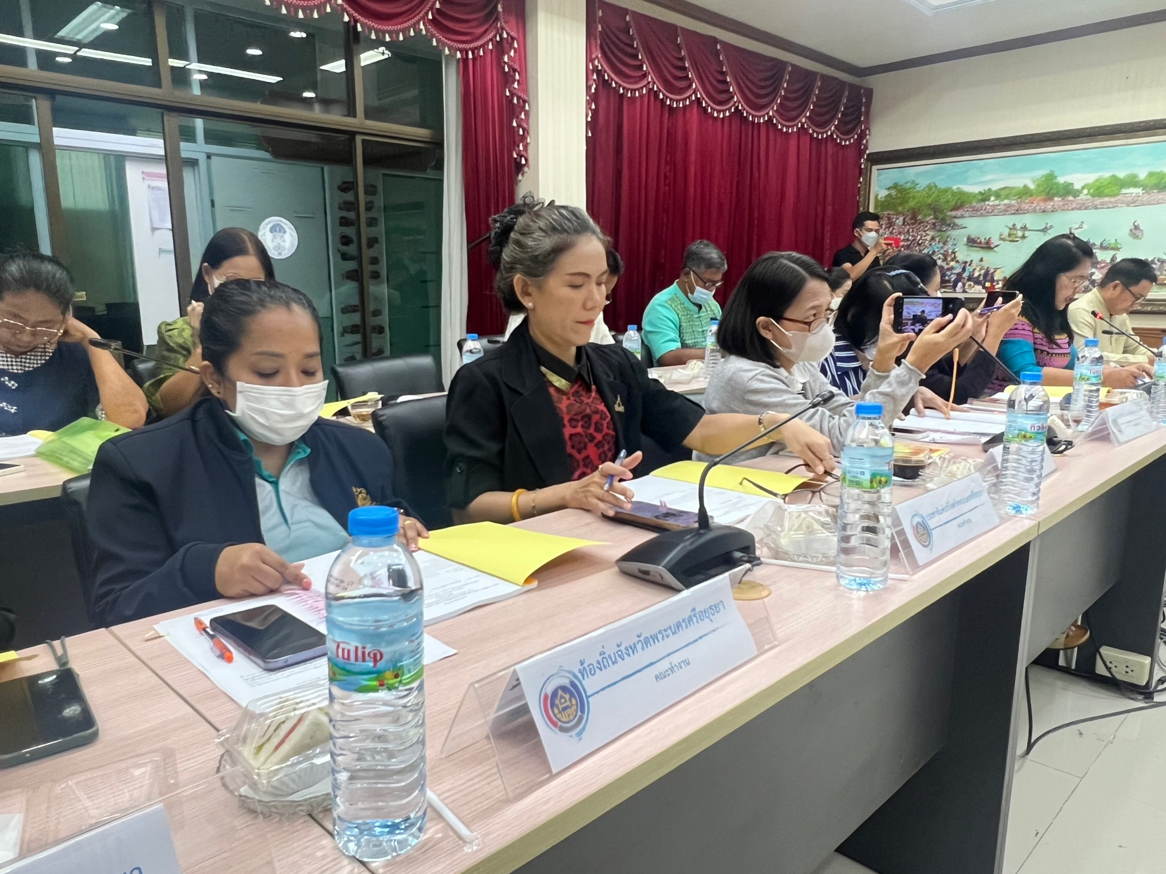 จังหวัดพระนครศรีอยุธยา จัดการประชุมคณะทำงานบริหารจัดเก็บข้อมูลความจำเป็นพื้นฐาน (จปฐ.) และข้อมูลพื้นฐานระดับหมู่บ้าน (กชช.2ค) ปี 2566 จังหวัดพระนครศรีอยุธยา