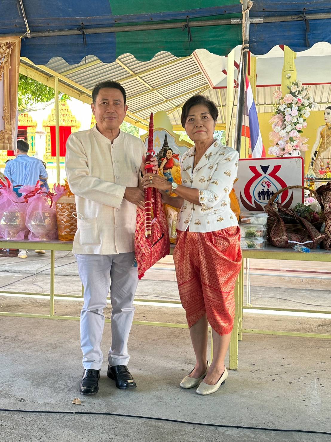 สตรีอยุธยา ร่วมสืบสารประเพณี วันบูชาเจ้าแม่โพธิ์สาวหาญ