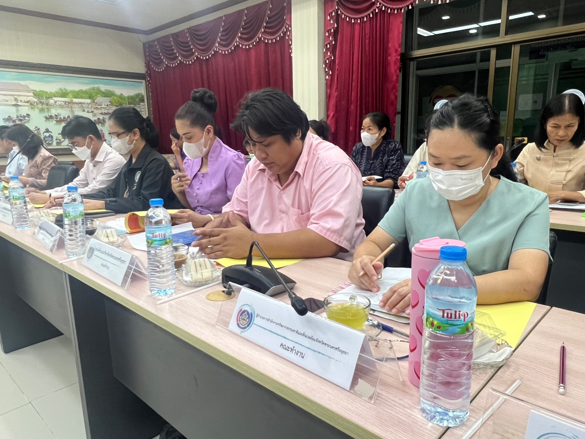 จังหวัดพระนครศรีอยุธยา จัดการประชุมคณะทำงานบริหารจัดเก็บข้อมูลความจำเป็นพื้นฐาน (จปฐ.) และข้อมูลพื้นฐานระดับหมู่บ้าน (กชช.2ค) ปี 2566 จังหวัดพระนครศรีอยุธยา