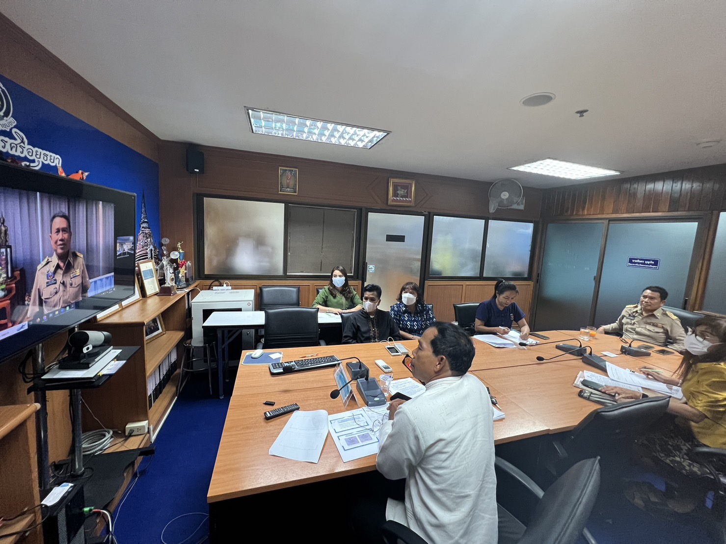 พัฒนาการจังหวัดอยุธยา เข้าให้กำลังใจข้าราชการในสังกัดที่พฤติตนและปฏิบัติหน้าที่ราชการตามประมวลจริยธรรมข้าราชการพลเรือน