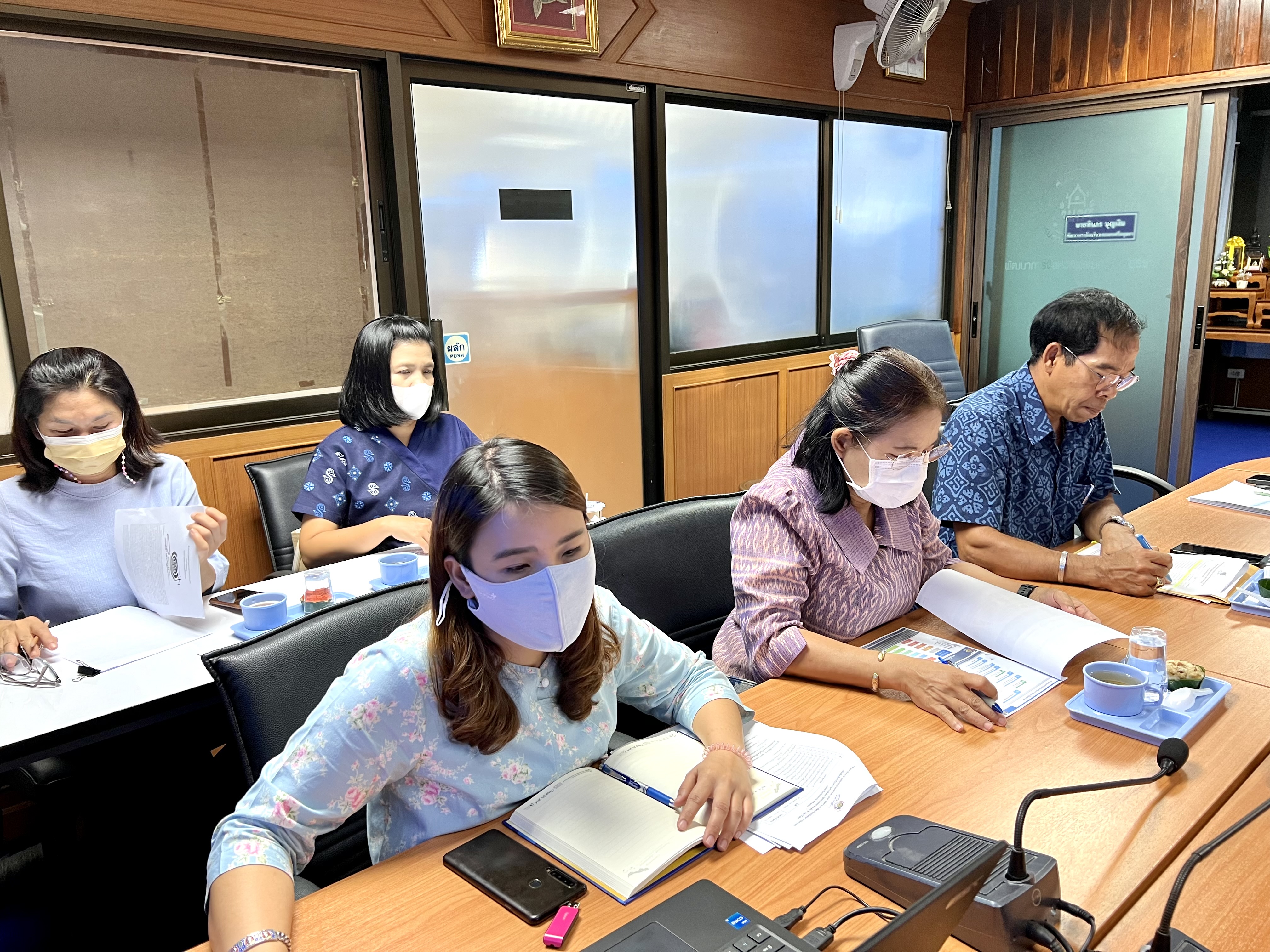 พัฒนาชุมชนจังหวัดพระนครศรีอยุธยา ประชุมเตรียมความพร้อมการประเมินเพื่อคัดเลือกหน่วยงานพัฒนาชุมชนใสสะอาด ปี 2566