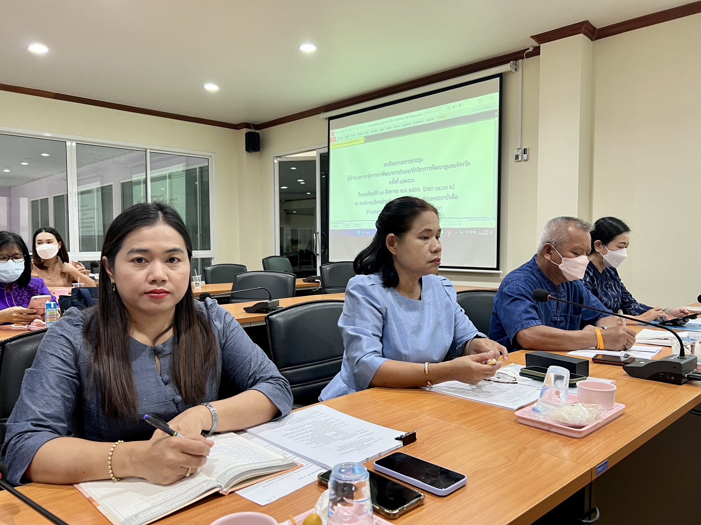 พช.พระนครศรีอยุธยา ประชุมขับเคลื่อนงานพัฒนาชุมชน ประชุมผู้อำนวยการกลุ่มงานฯ พัฒนาการอำเภอ และนักวิชาการพัฒนาชุมชนครั้งที่ 8/2566