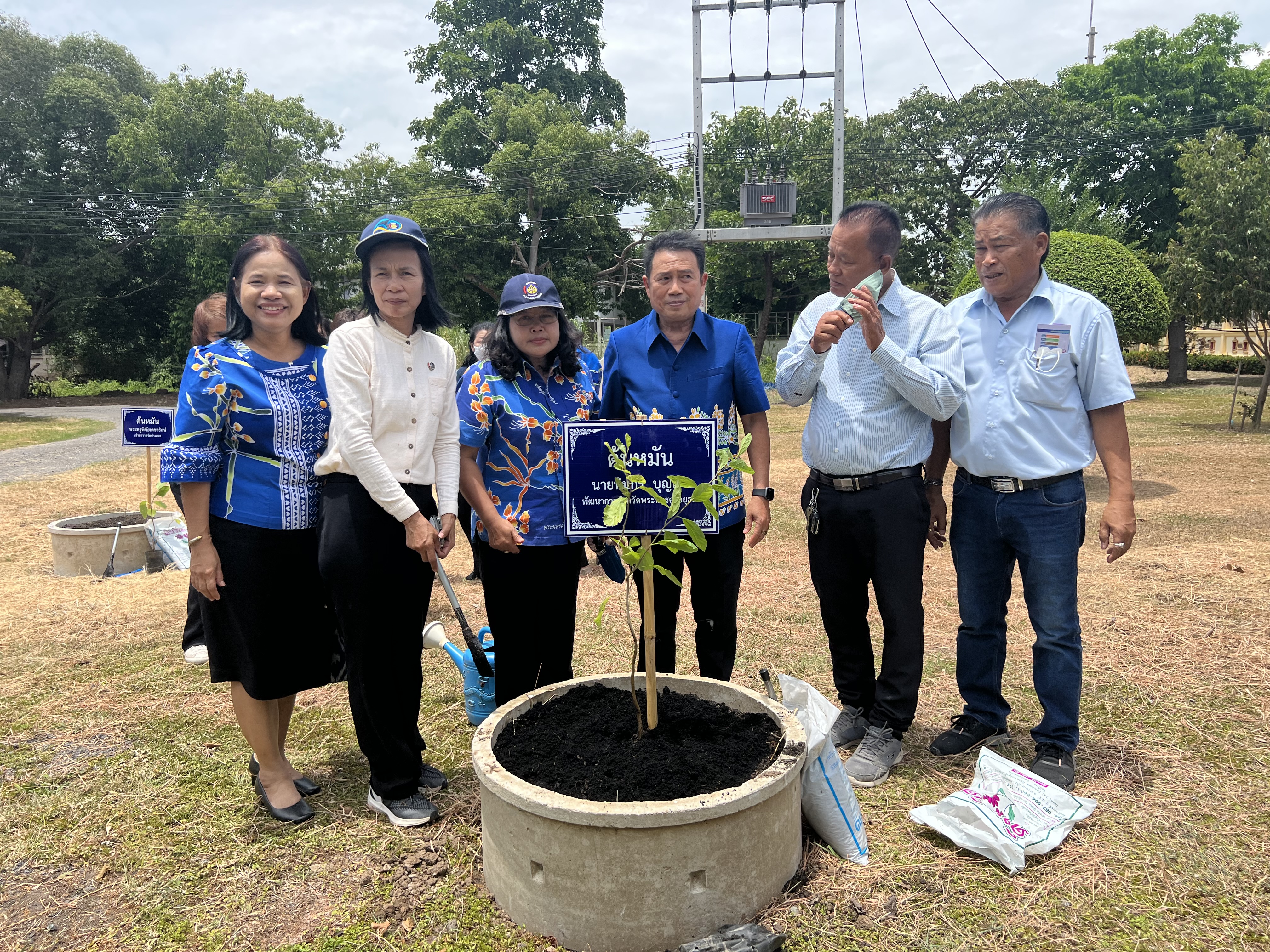 พช.อยุธยา ส่งเสริมและอนุรักษ์การปลูกต้นไม้ประจำจังหวัด (ต้นหมัน) และปลูกผักสวนครัวเพื่อสร้างความมั่นคงทางอาหาร
