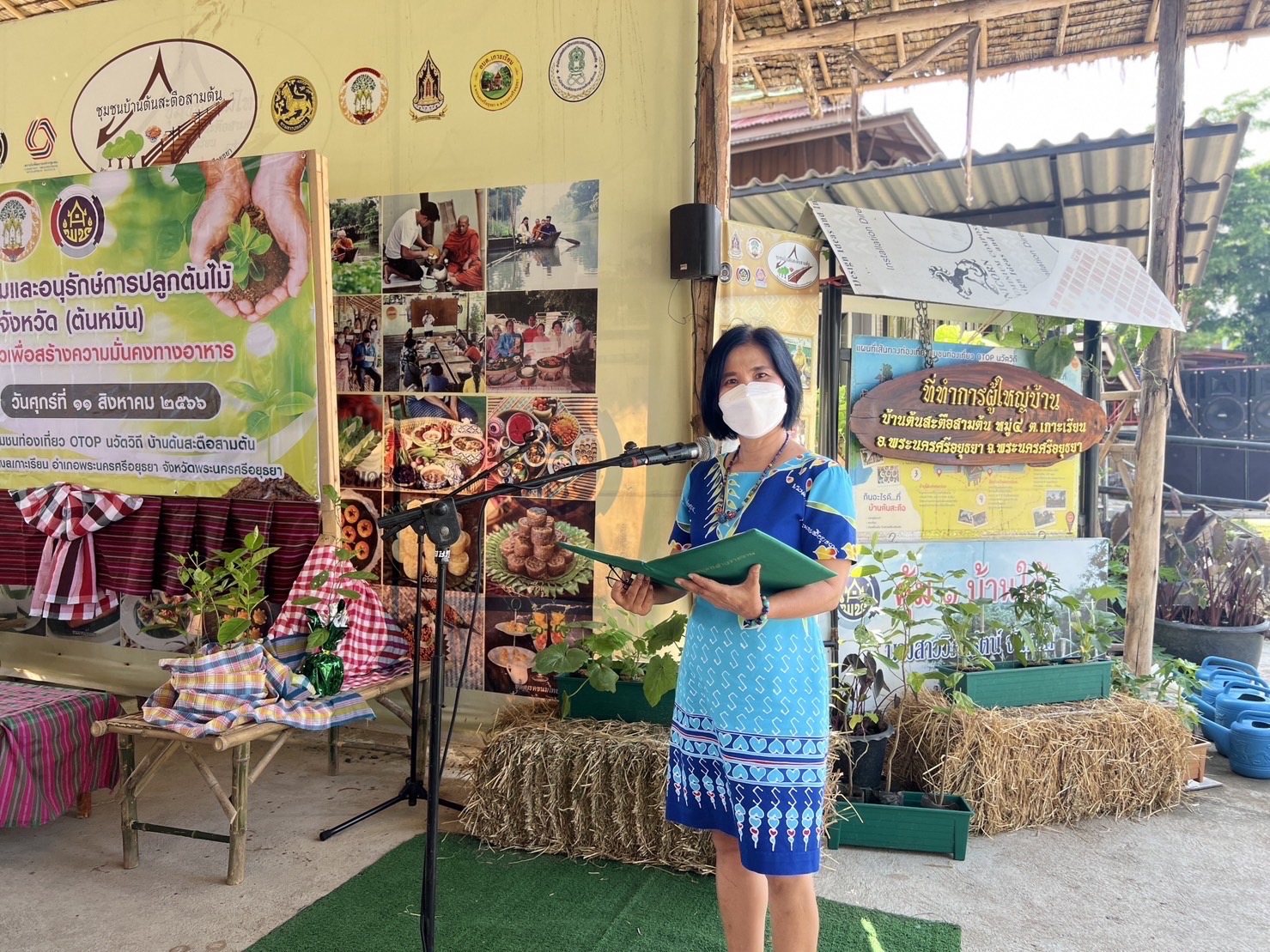 พช.อยุธยา ส่งเสริมและอนุรักษ์การปลูกต้นไม้ประจำจังหวัด (ต้นหมัน) และปลูกผักสวนครัวเพื่อสร้างความมั่นคงทางอาหาร