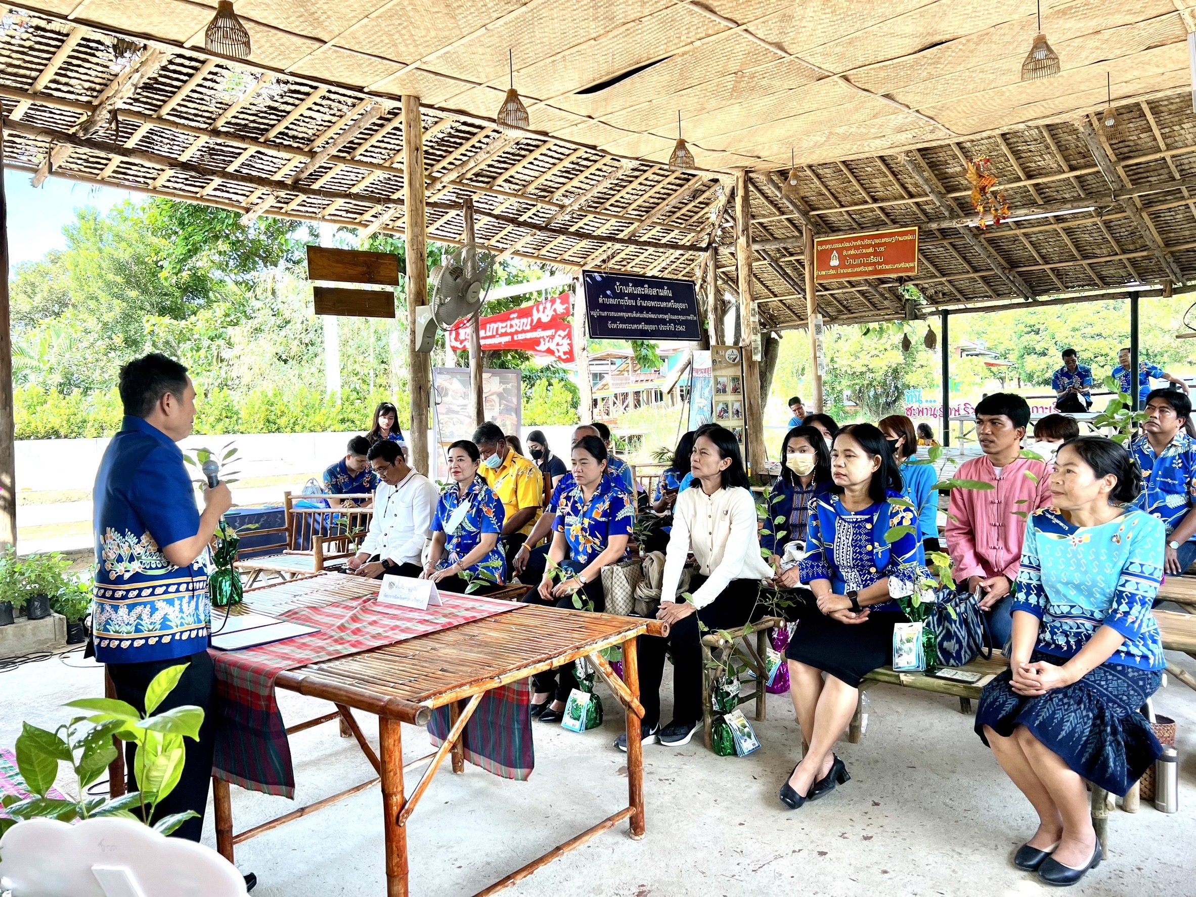 พช.อยุธยา ส่งเสริมและอนุรักษ์การปลูกต้นไม้ประจำจังหวัด (ต้นหมัน) และปลูกผักสวนครัวเพื่อสร้างความมั่นคงทางอาหาร