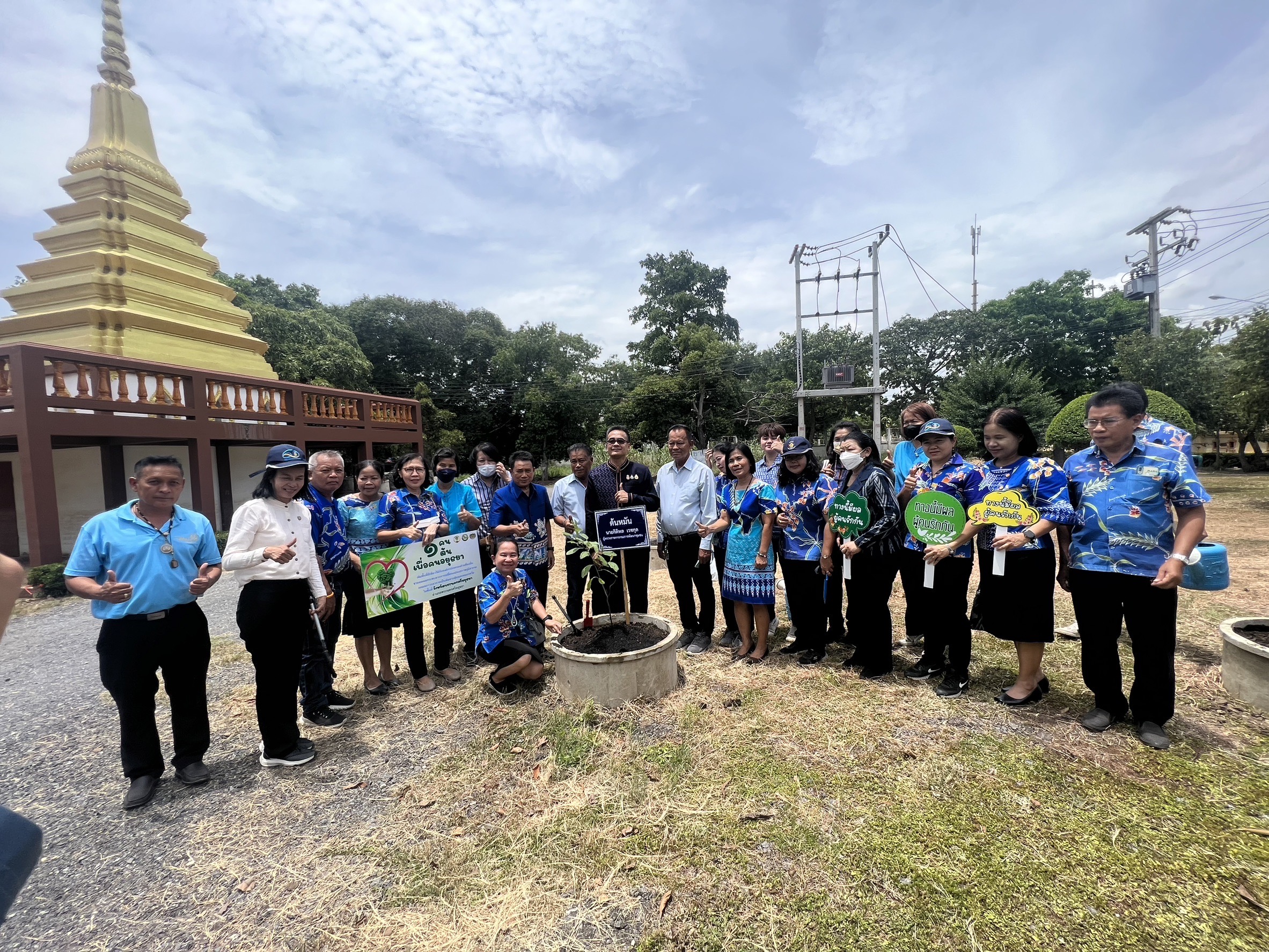 พช.อยุธยา ส่งเสริมและอนุรักษ์การปลูกต้นไม้ประจำจังหวัด (ต้นหมัน) และปลูกผักสวนครัวเพื่อสร้างความมั่นคงทางอาหาร