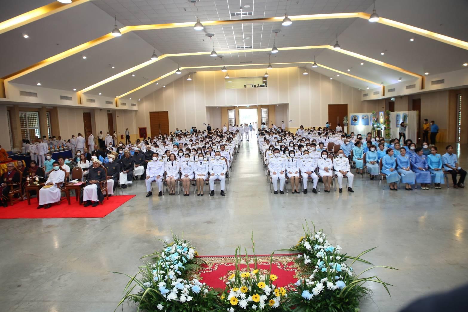 จังหวัดพระนครศรีอยุธยา จัดพิธีทำบุญตักบาตร เพื่อเฉลิมพระเกียรติสมเด็จพระนางเจ้าสิริกิติ์ พระบรมราชินีนาถ พระบรมราชชนนีพันปีหลวง เนื่องในโอกาสเฉลิมพระชนมพรรษา 91 พรรษา 12 สิงหาคม 2566