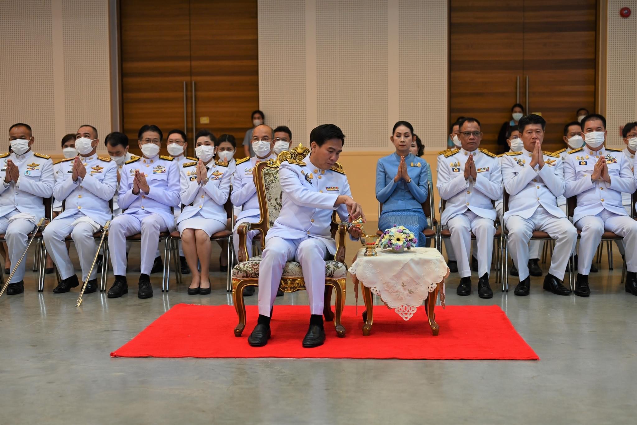 จังหวัดพระนครศรีอยุธยา จัดพิธีทำบุญตักบาตร เพื่อเฉลิมพระเกียรติสมเด็จพระนางเจ้าสิริกิติ์ พระบรมราชินีนาถ พระบรมราชชนนีพันปีหลวง เนื่องในโอกาสเฉลิมพระชนมพรรษา 91 พรรษา 12 สิงหาคม 2566