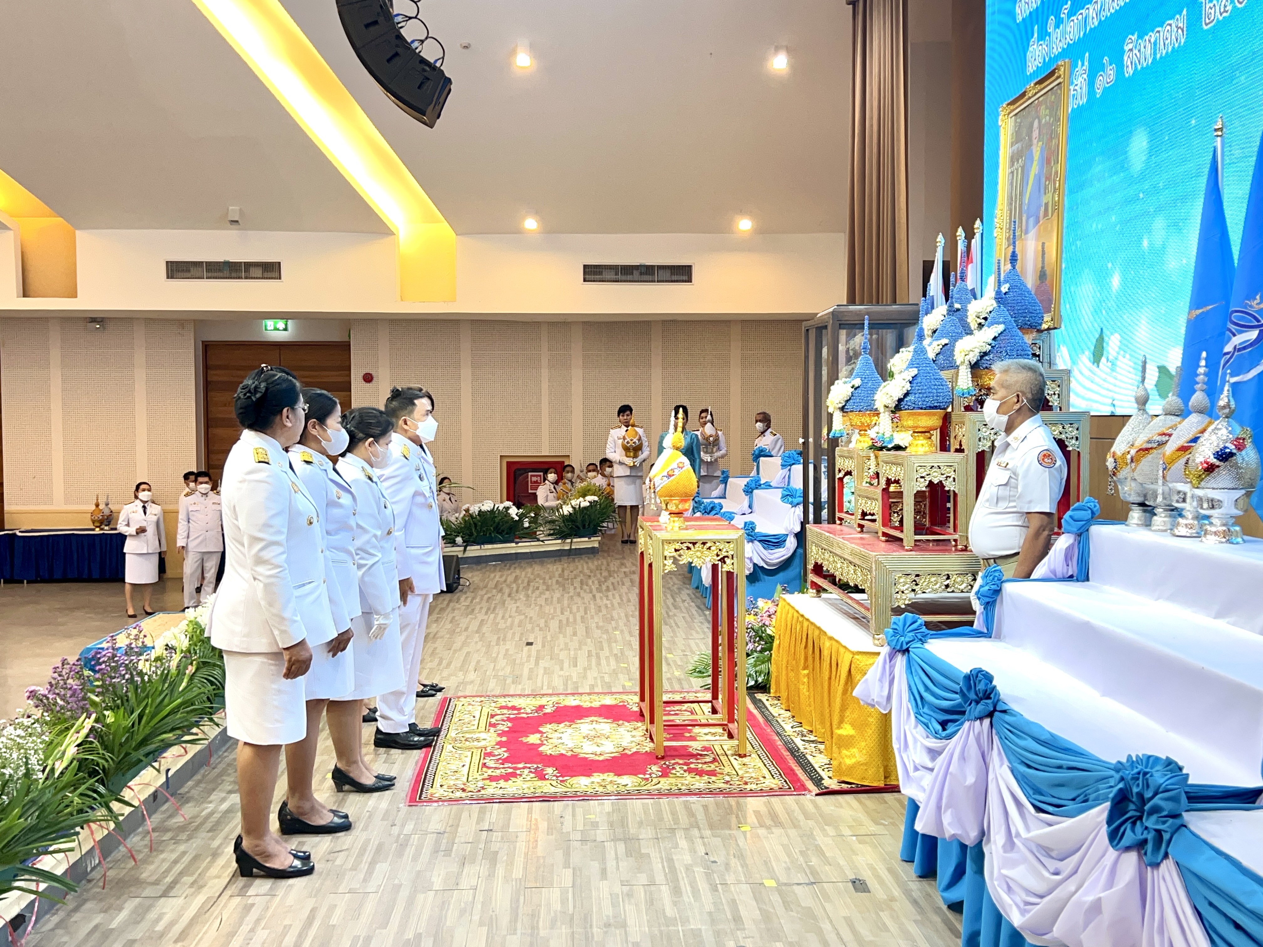 จังหวัดพระนครศรีอยุธยา จัดพิธีถวายเครื่องราชสักการะและวางพานพุ่ม และพิธีจุดเทียนชัยถวายพระพรชัยมงคล เพื่อเฉลิมพระเกียรติสมเด็จพระนางเจ้าสิริกิติ์ พระบรมราชินีนาถ พระบรมราชชนนีพันปีหลวง เนื่องในโอกาสเฉลิมพระชนมพรรษา 91 พรรษา 12 สิงหาคม 2566