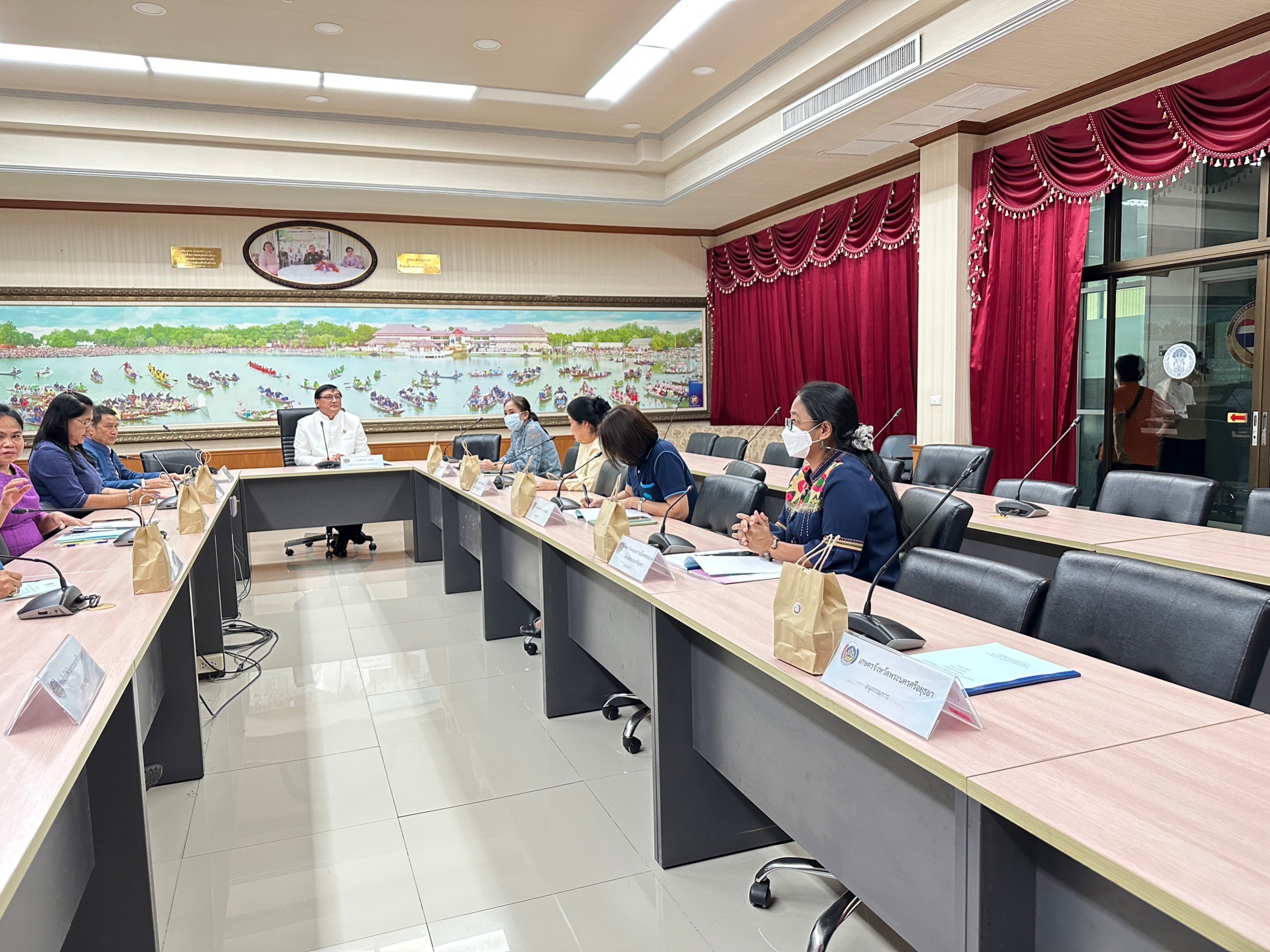 กองทุนพัฒนาบทบาทสตรีระดับจังหวัด ประชุมรายงานผลการดำเนินงาน ประจำปี 2566
