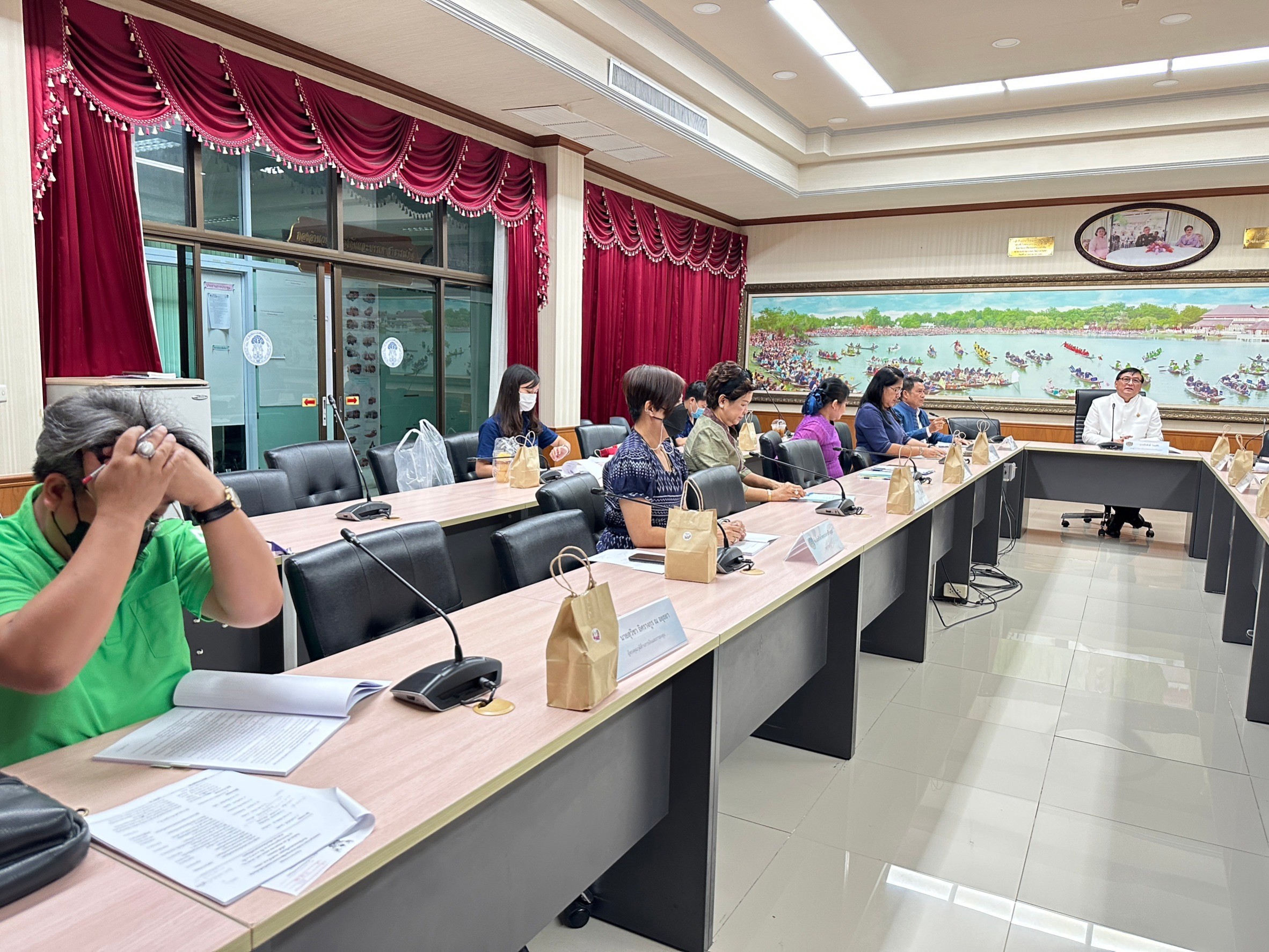 กองทุนพัฒนาบทบาทสตรีระดับจังหวัด ประชุมรายงานผลการดำเนินงาน ประจำปี 2566