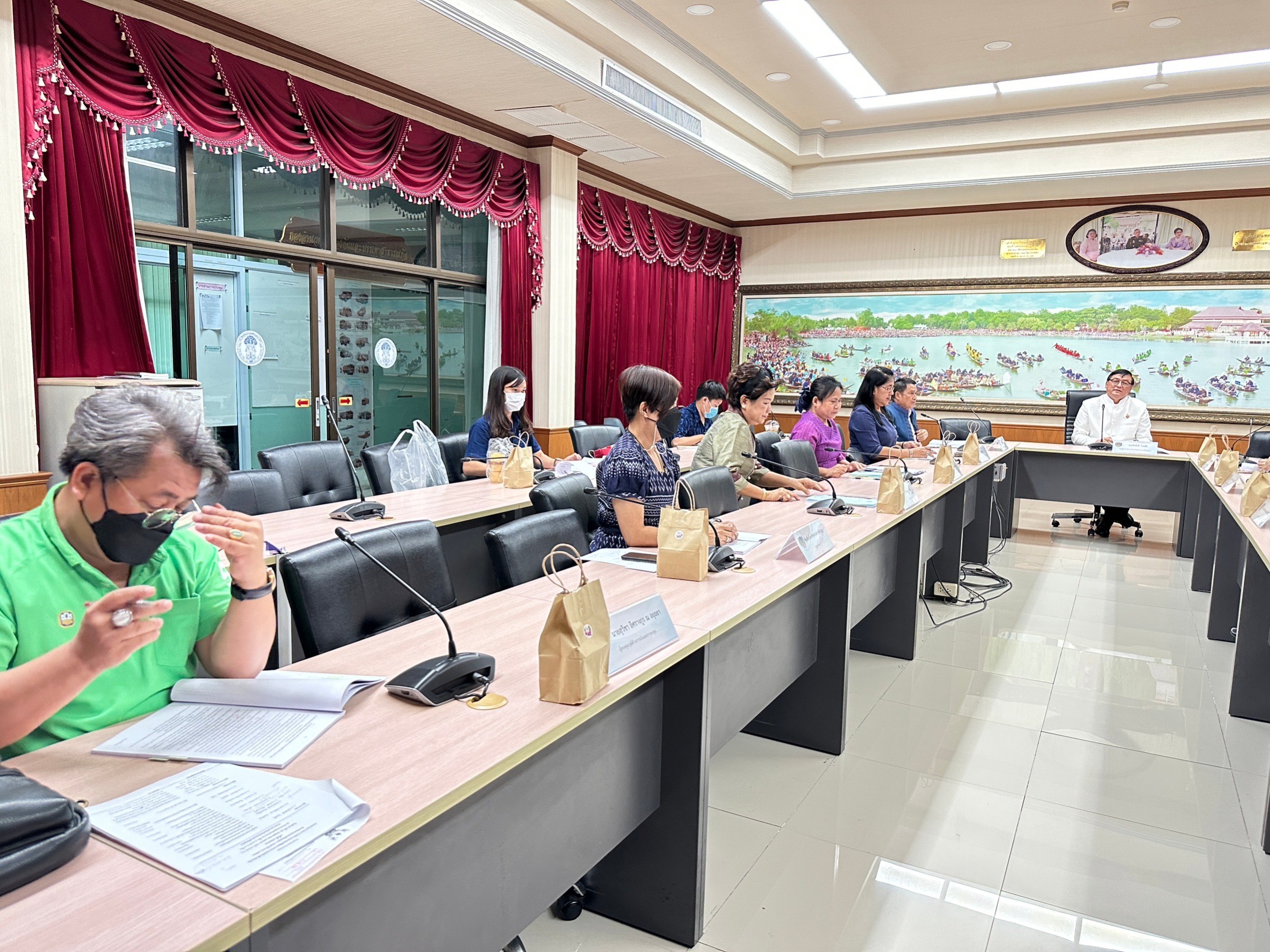 กองทุนพัฒนาบทบาทสตรีระดับจังหวัด ประชุมรายงานผลการดำเนินงาน ประจำปี 2566