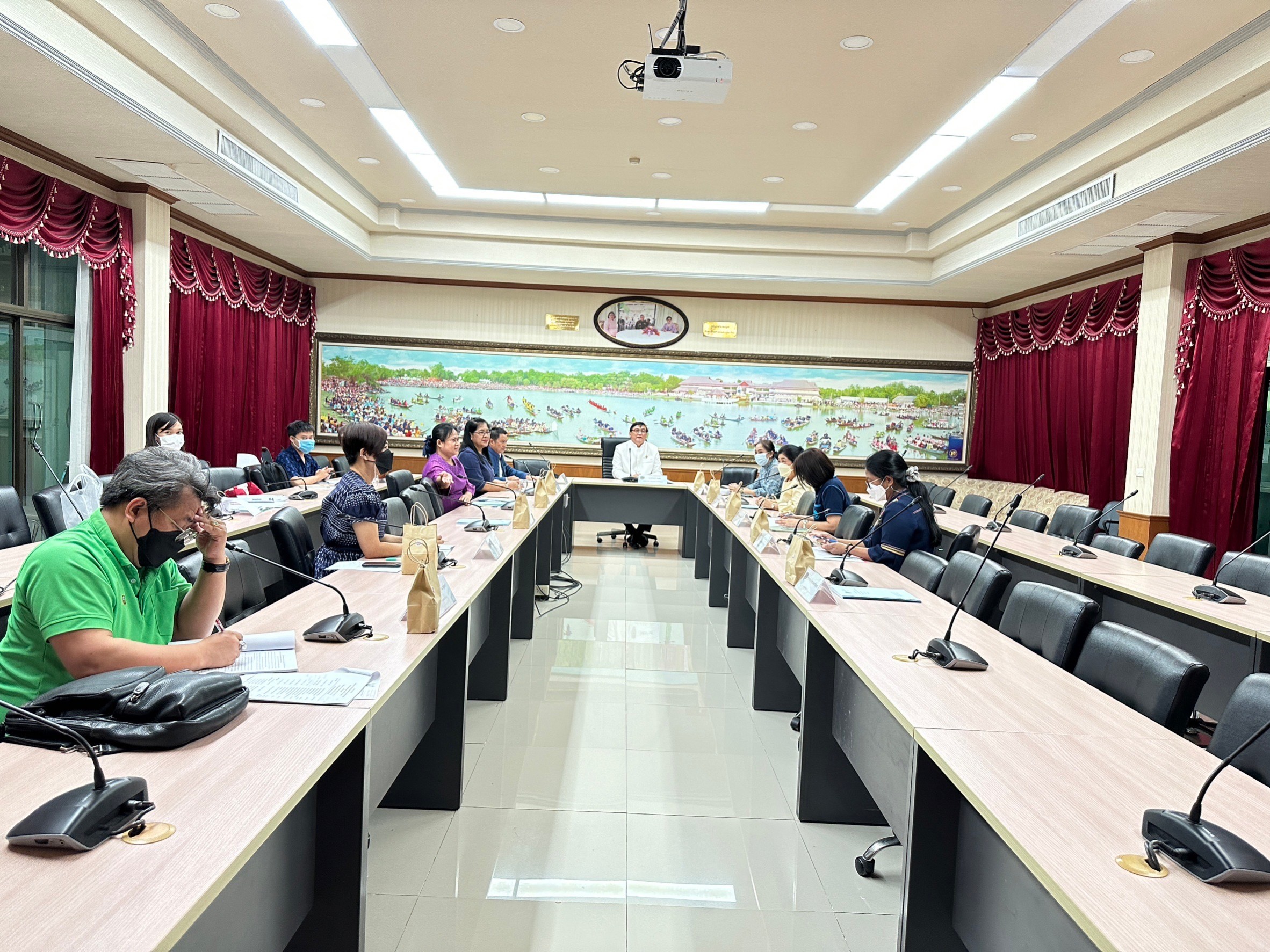 กองทุนพัฒนาบทบาทสตรีระดับจังหวัด ประชุมรายงานผลการดำเนินงาน ประจำปี 2566