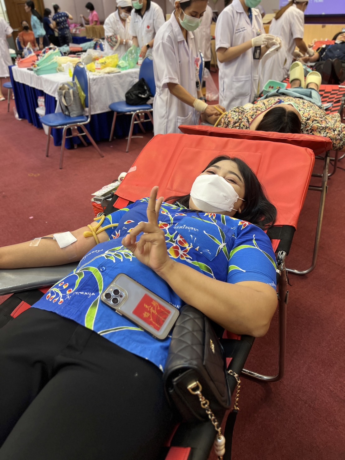 พช.อยุธยา ร่วมใจ บริจาคโลหิตเพื่อถวายเป็นพระราชกุศล