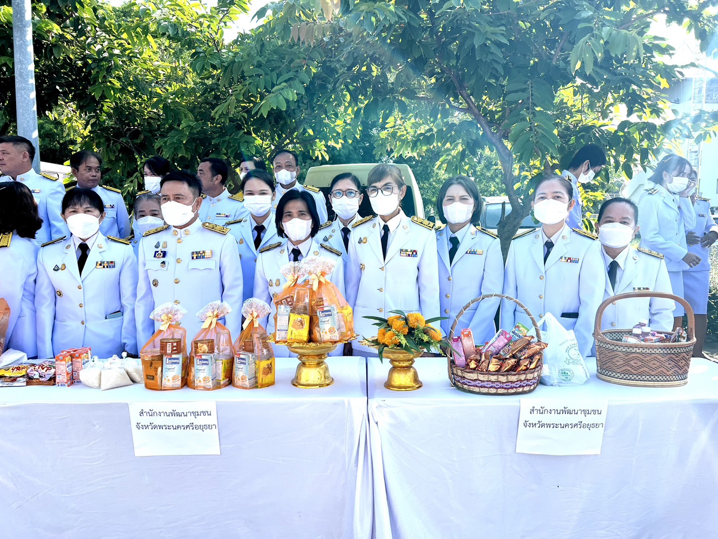 สำนักพัฒนาชุมชนจังหวัดพระนครศรีอยุธยา น้อมรำลึกในพระมหากรุณาธิคุณพระบาทสมเด็จพระบรมชนกาธิเบศร มหาภูมิพลอดุลยเดชมหาราช บรมนาถบพิตร ร่วมจัดกิจกรรม เนื่องใน “ วันนวมินทรมหาราช“ 13 ตุลาคม 2566
