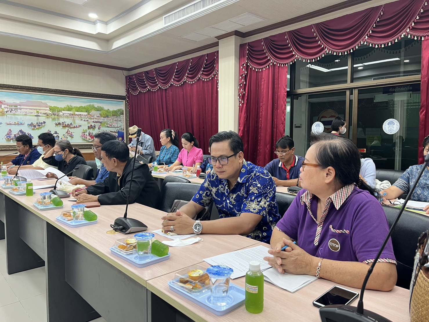 พัฒนาชุมชนจังหวัดพระนครศรีอยุธยา จับมือคณะกรรมการเครือข่ายกลุ่มอาชีพ และผู้ผลิต ผู้ประกอบการหนึ่งตำบล หนึ่งผลิตภัณฑ์ระดับจังหวัด ครั้งที่ 1/2567