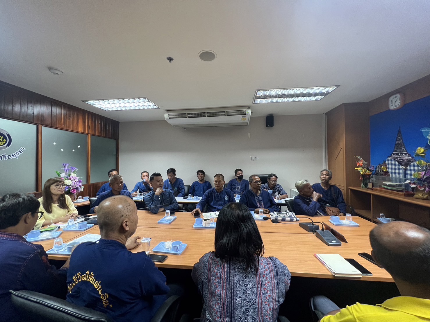 พช.อยุธยา กับมือเครือข่ายโคกหนองนาจังหวัด ประชุมขับเคลื่อน “โคกหนองนา”